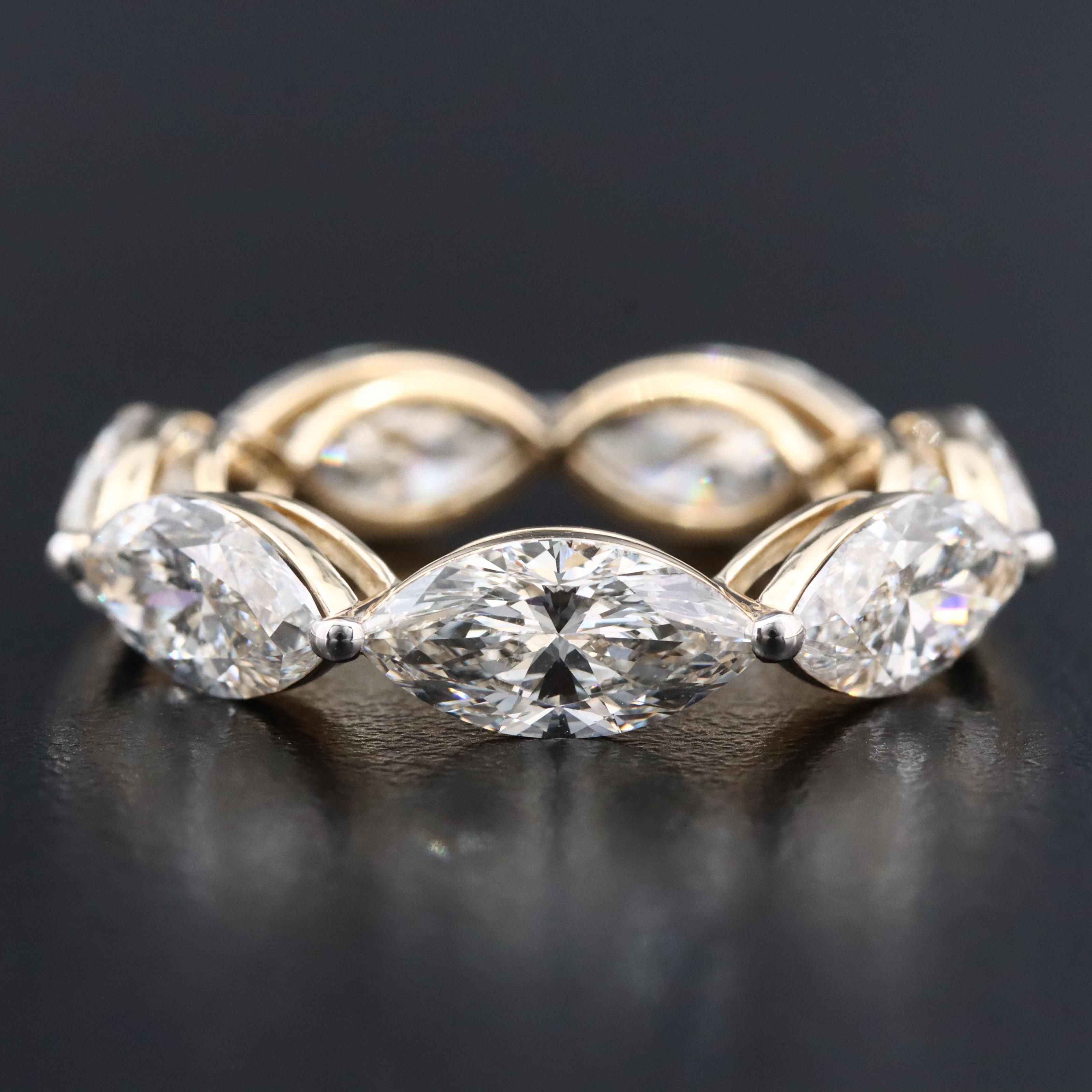 14K 6.55 CTW Lab Grown Diamond Eternity Band