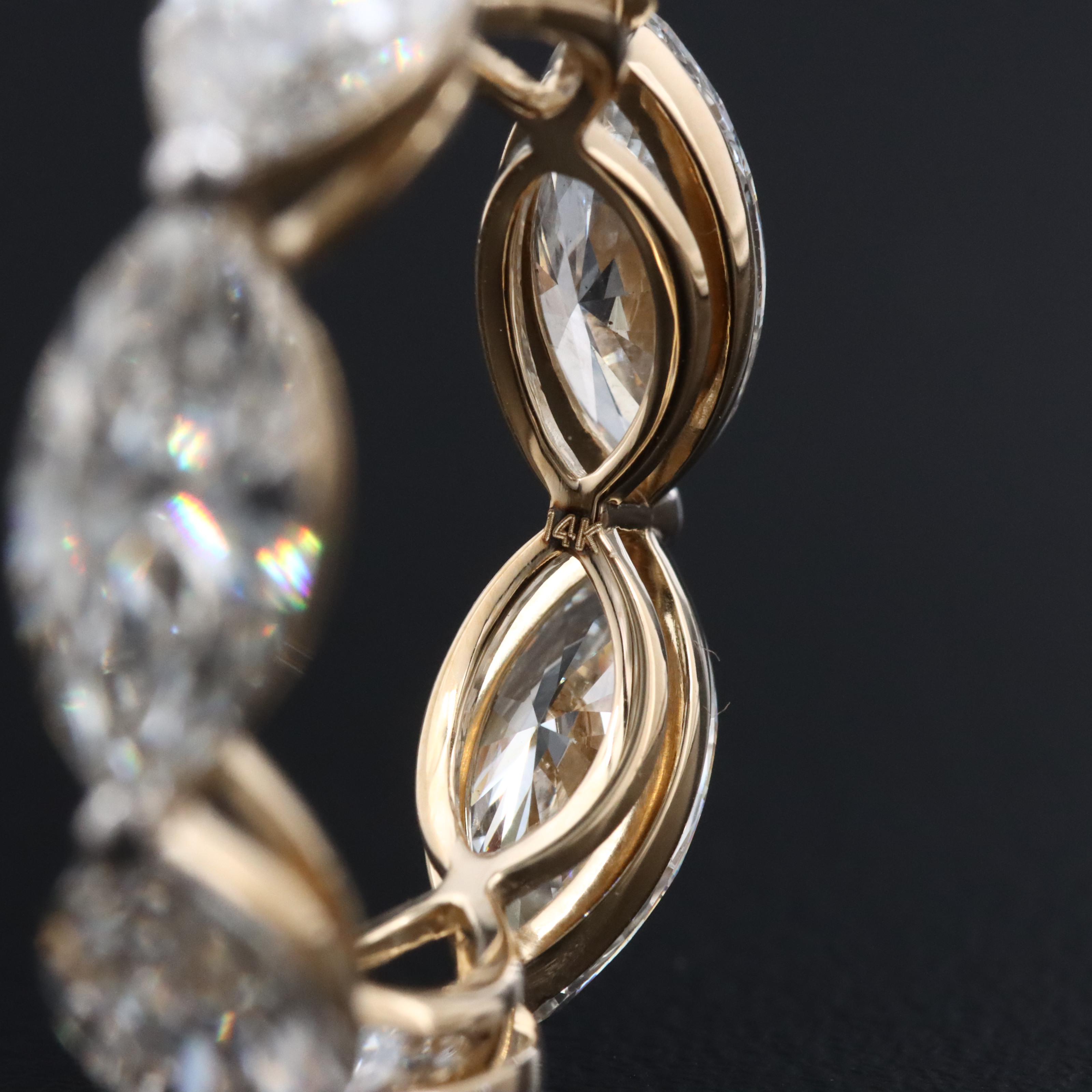 14K 6.55 CTW Lab Grown Diamond Eternity Band