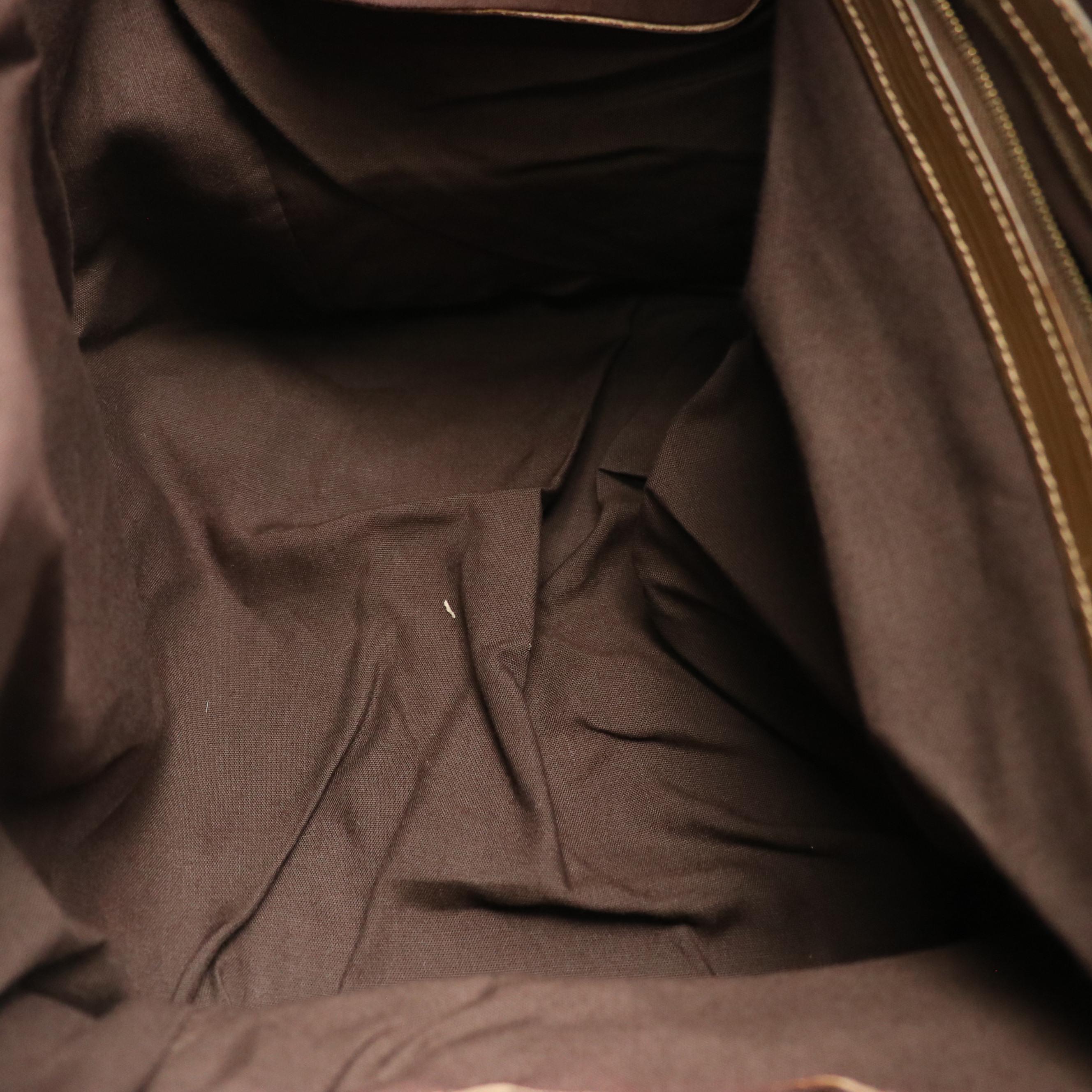 Fendi Belted Boston Travel Bag in Zucchino Canvas and Textured Leather Trim