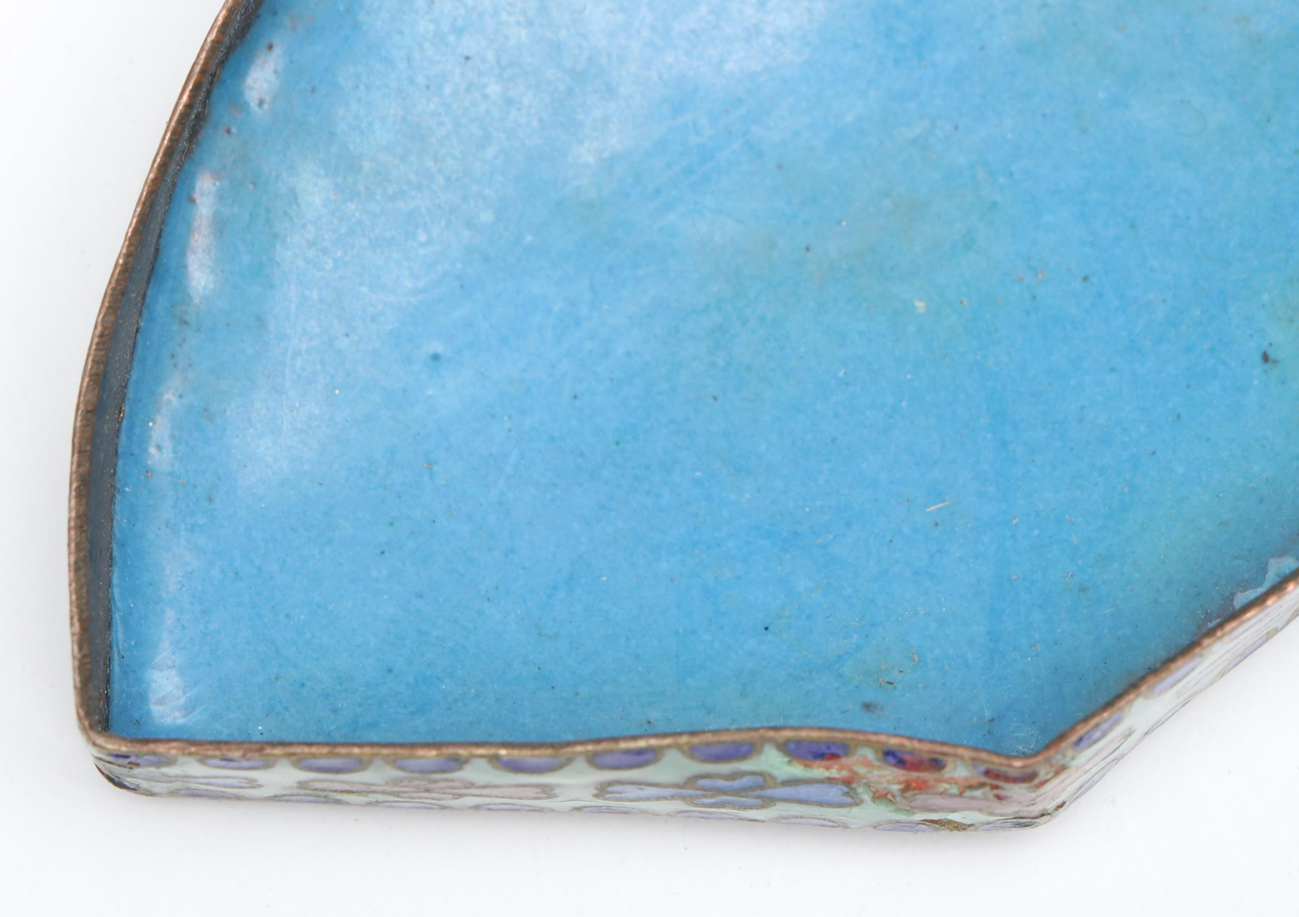 Chinese Floral Cloisonné Decorative Boxes