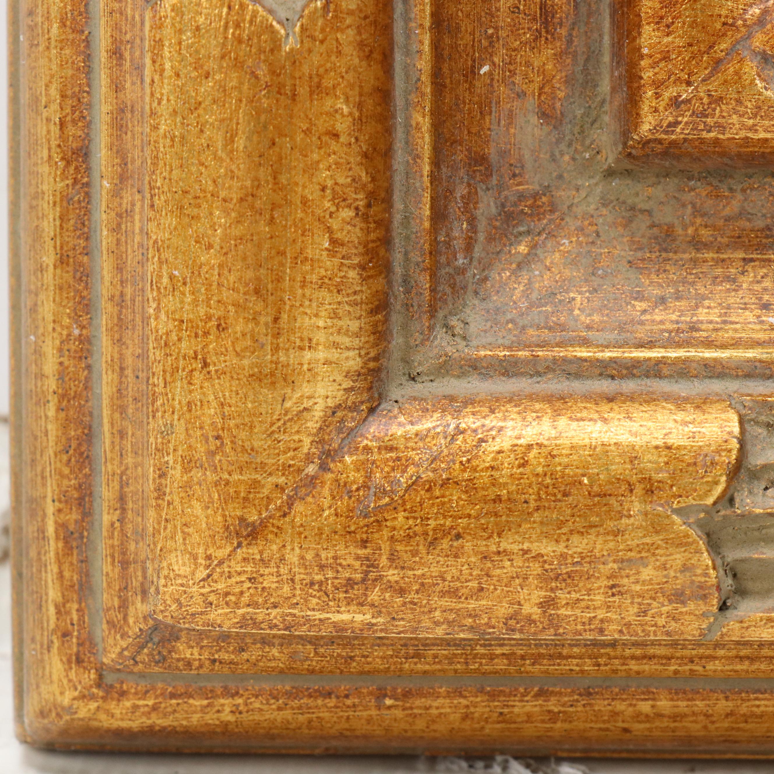 Cantrell Autumn Woodland Landscape Oil Painting, Circa 1980