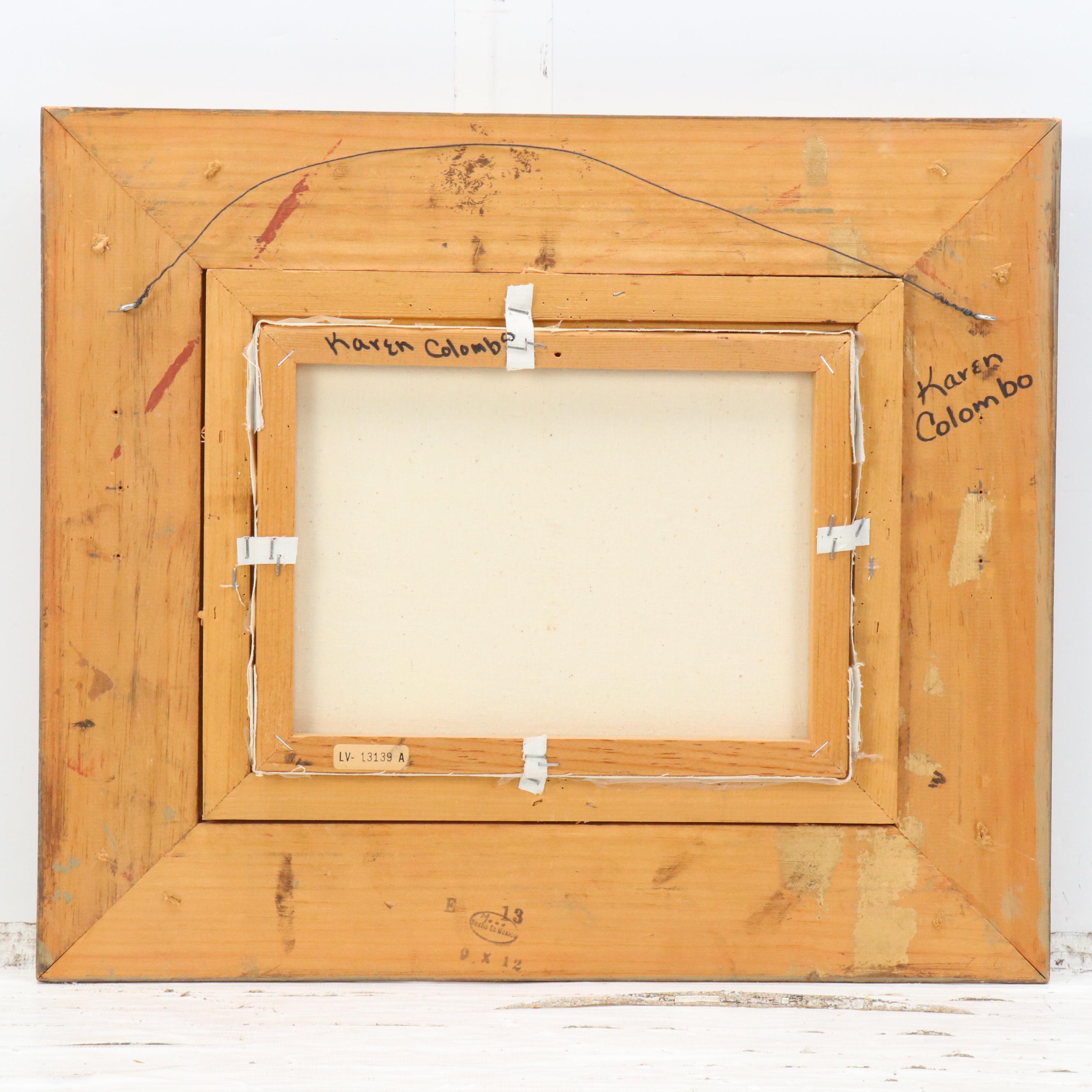 Cantrell Autumn Woodland Landscape Oil Painting, Circa 1980