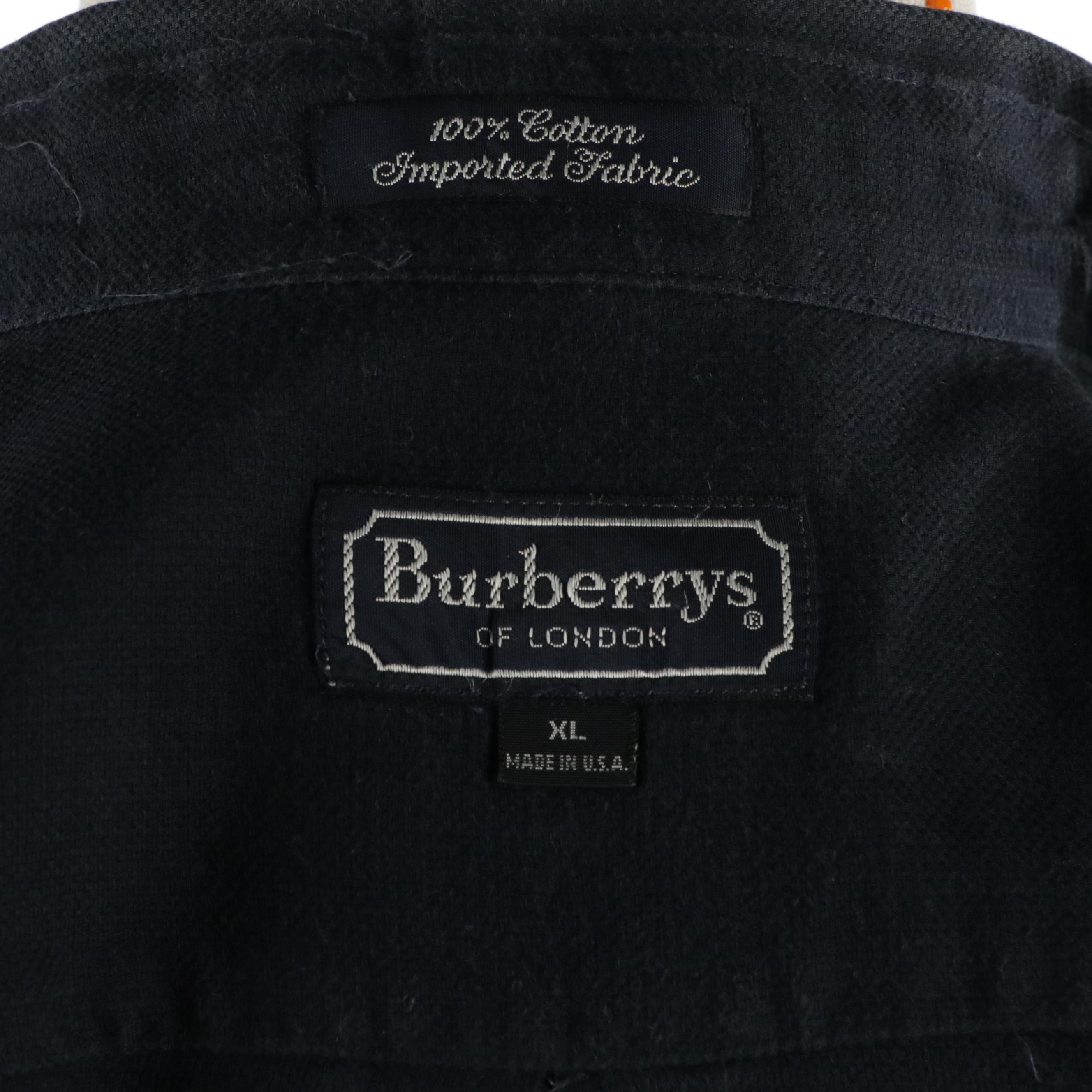 Men's Burberrys of London Vintage Textured Cotton Button-Down Shirt