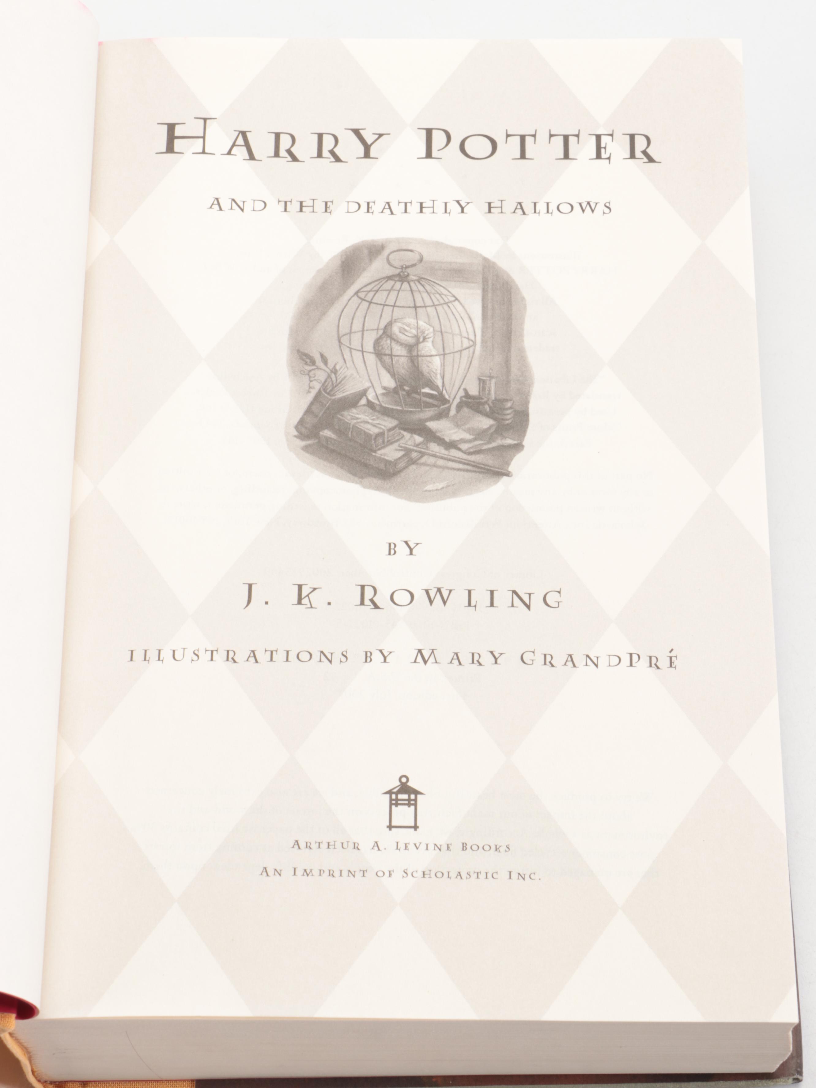First American Edition "Harry Potter" Complete Series by J. K. Rowling