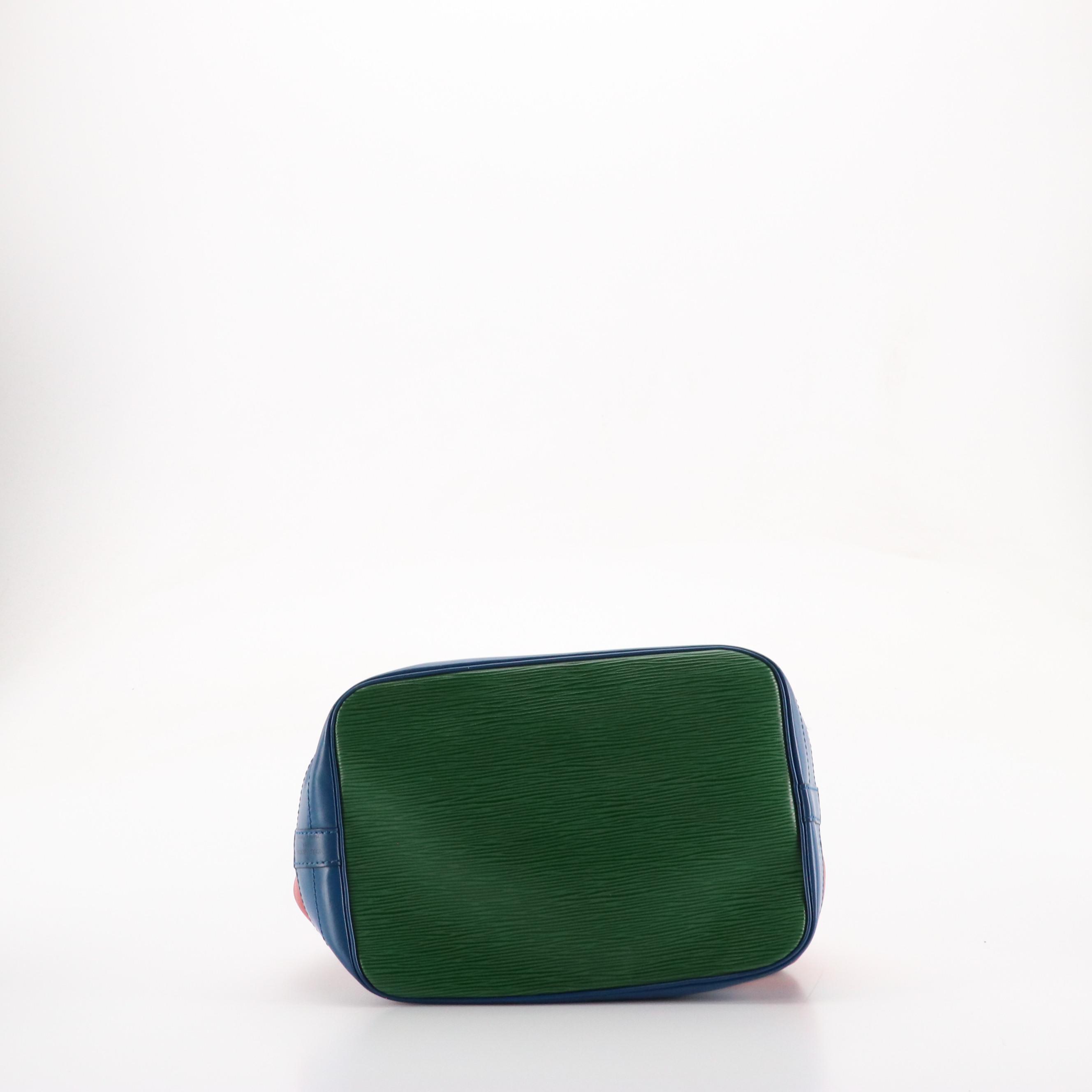 Louis Vuitton Noé Drawstring Bag in Tricolor Epi/Smooth Leather