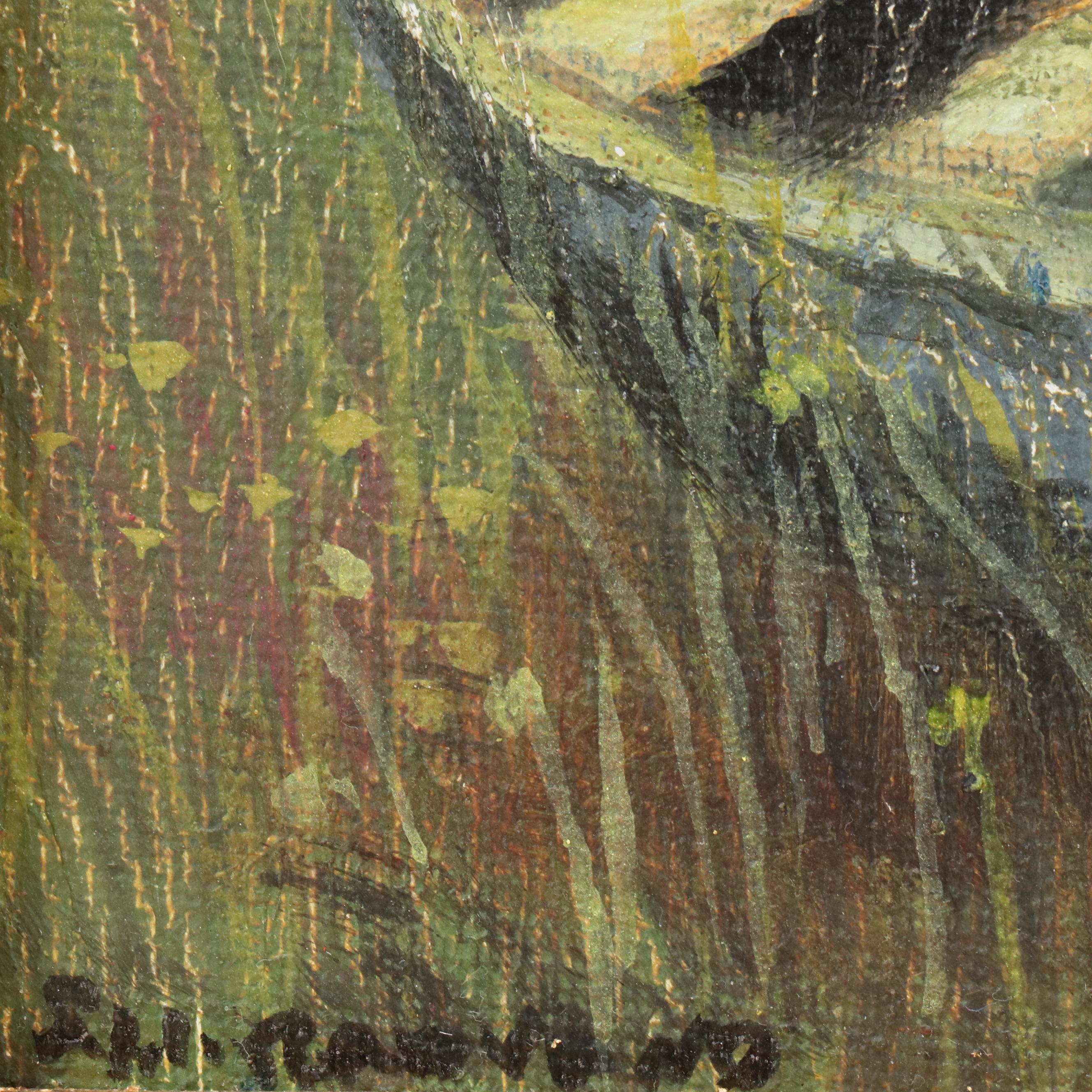 Sulmaz H. Radvand Landscape Oil Painting