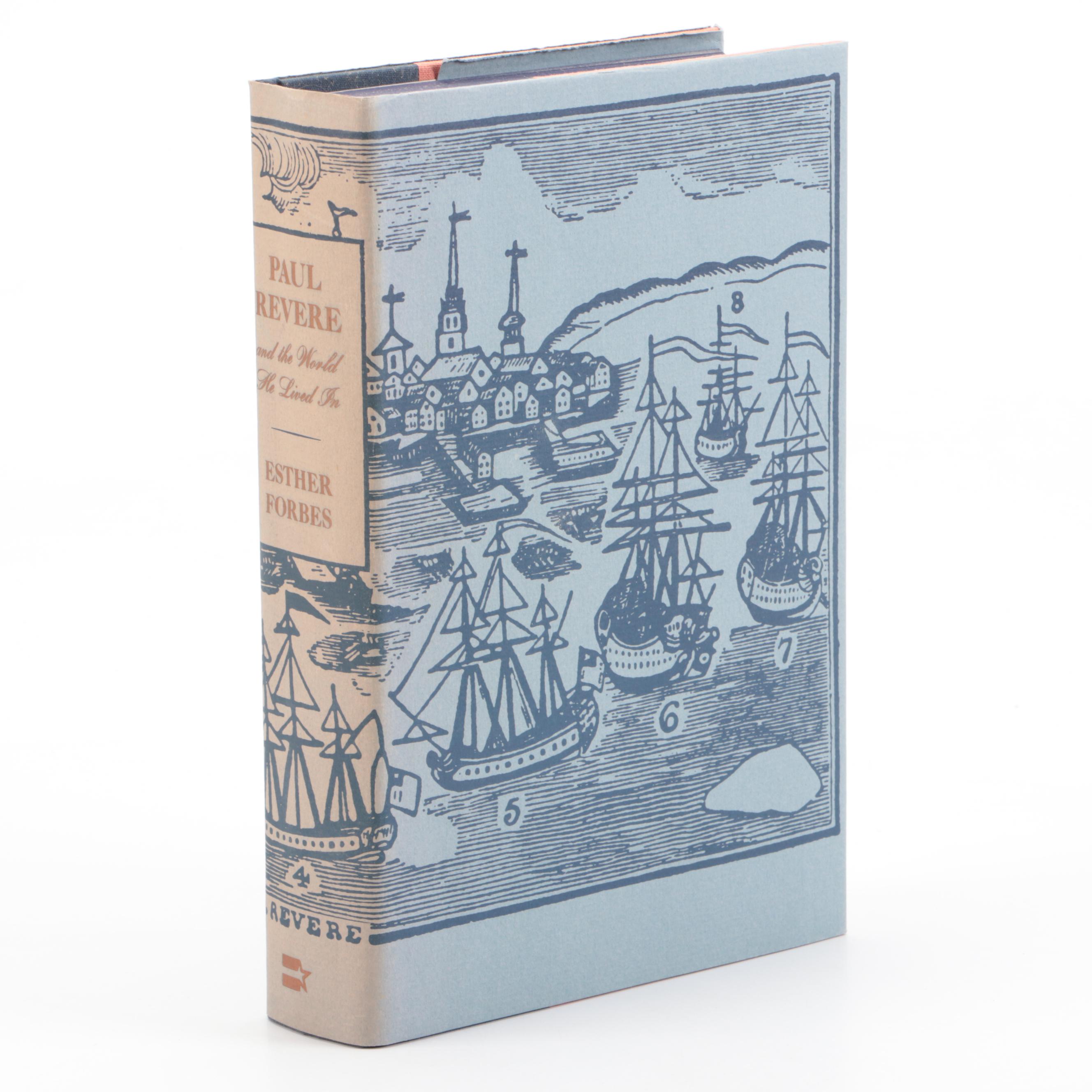 Illustrated "Paul Revere and the World He Lived In" by Esther Forbes, 1983