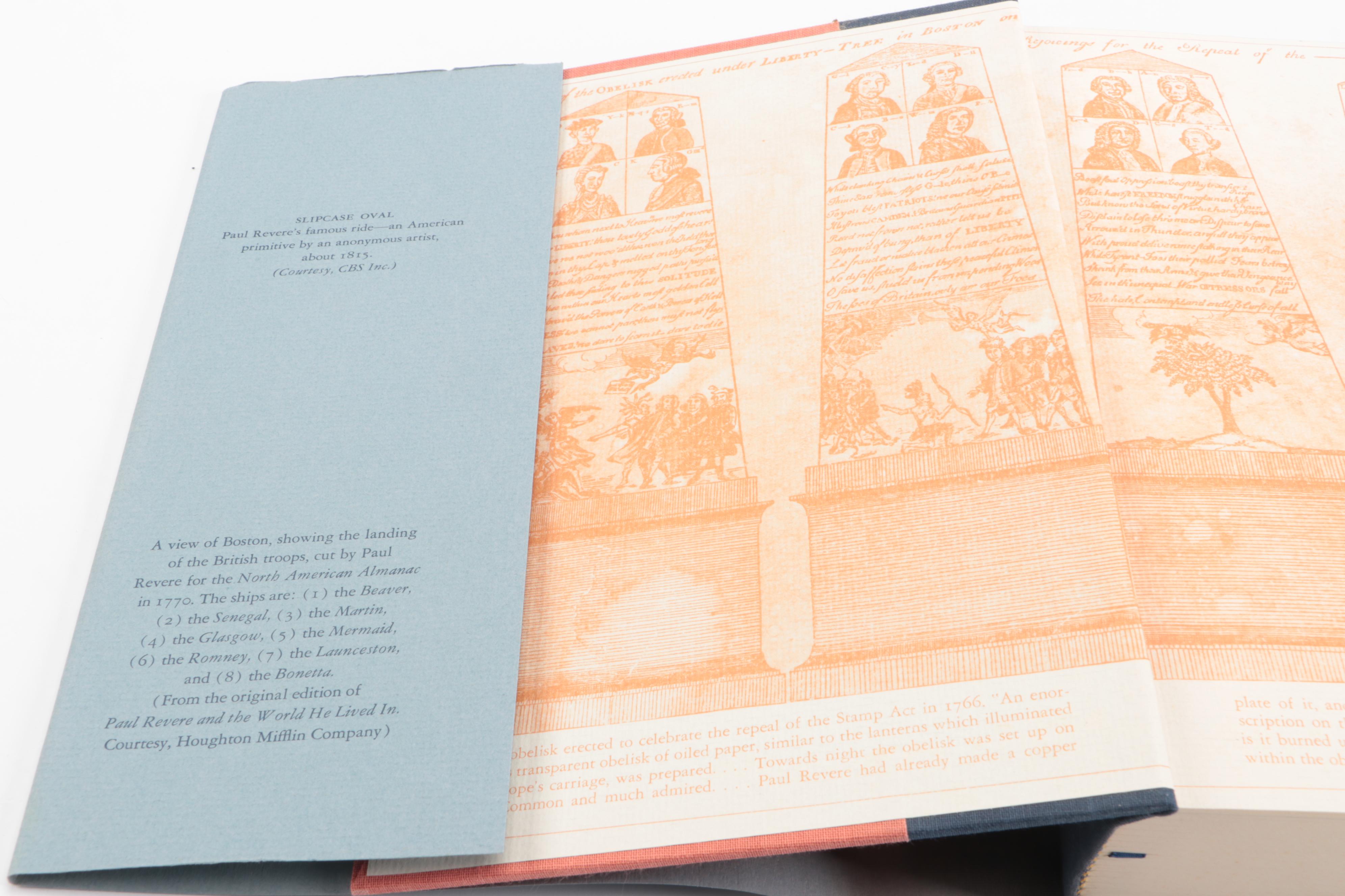 Illustrated "Paul Revere and the World He Lived In" by Esther Forbes, 1983