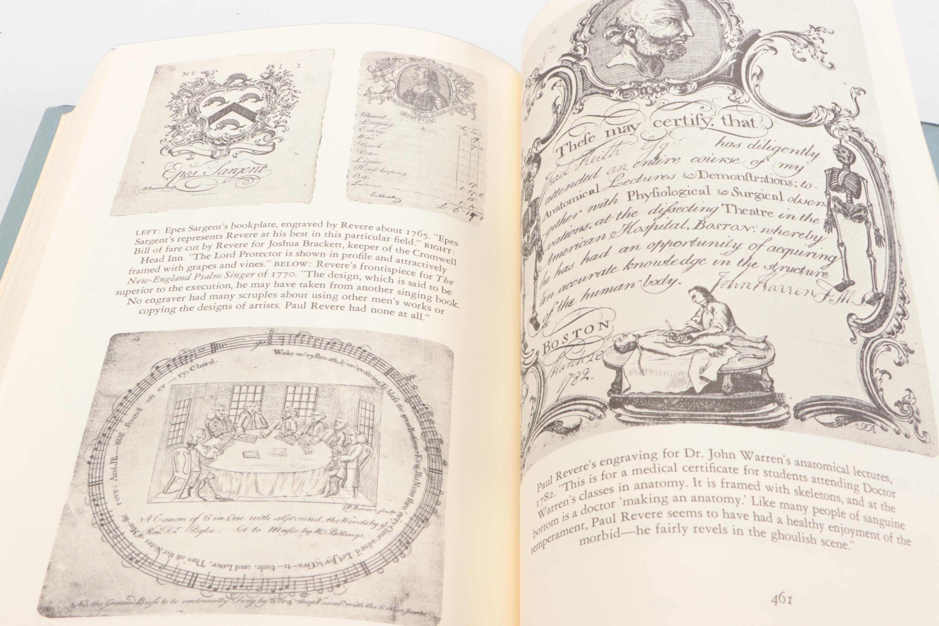 Illustrated "Paul Revere and the World He Lived In" by Esther Forbes, 1983