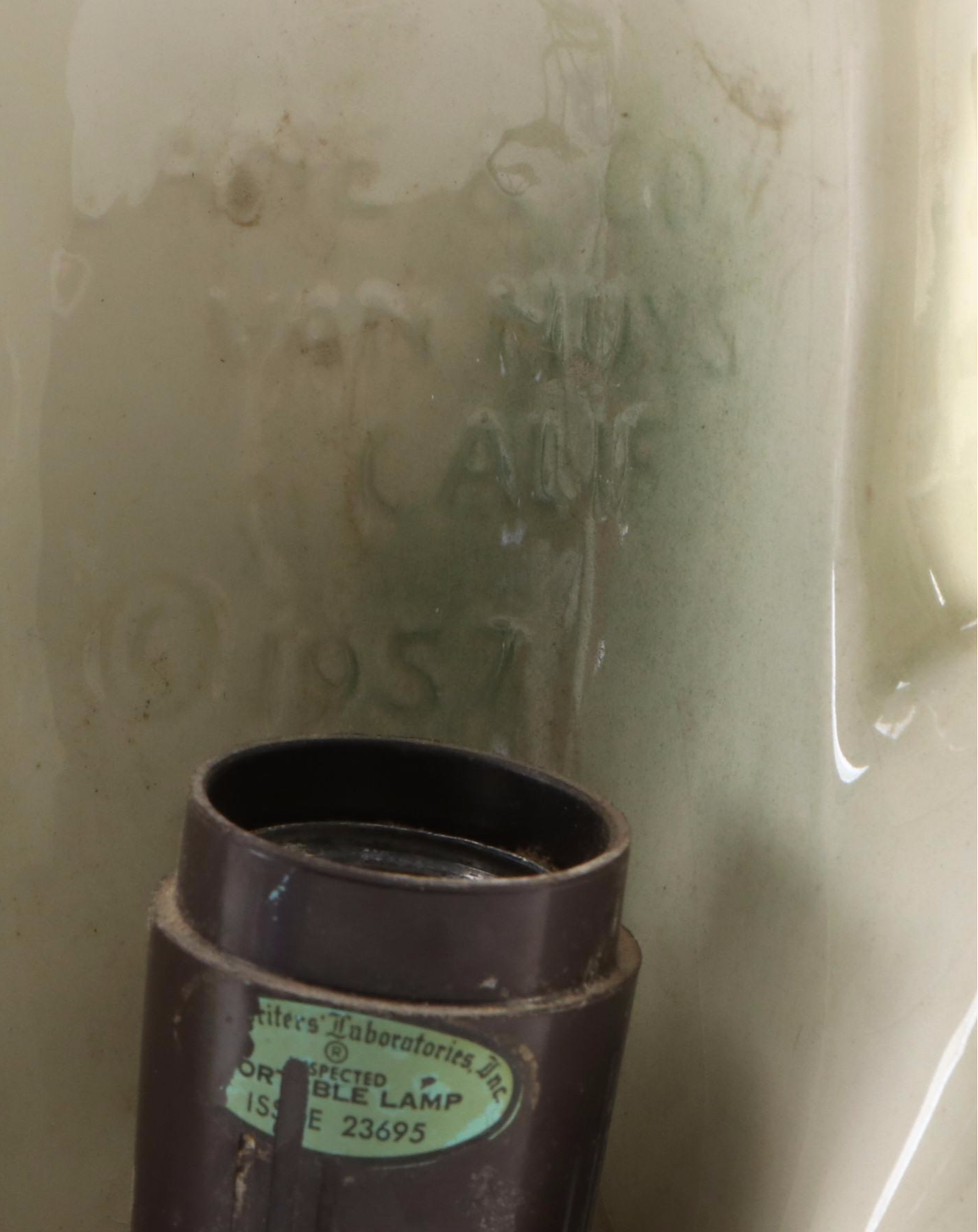 Stewart B. McCulloch Mid Century Modern Flamingo Figurine with TV Lamp and Vase