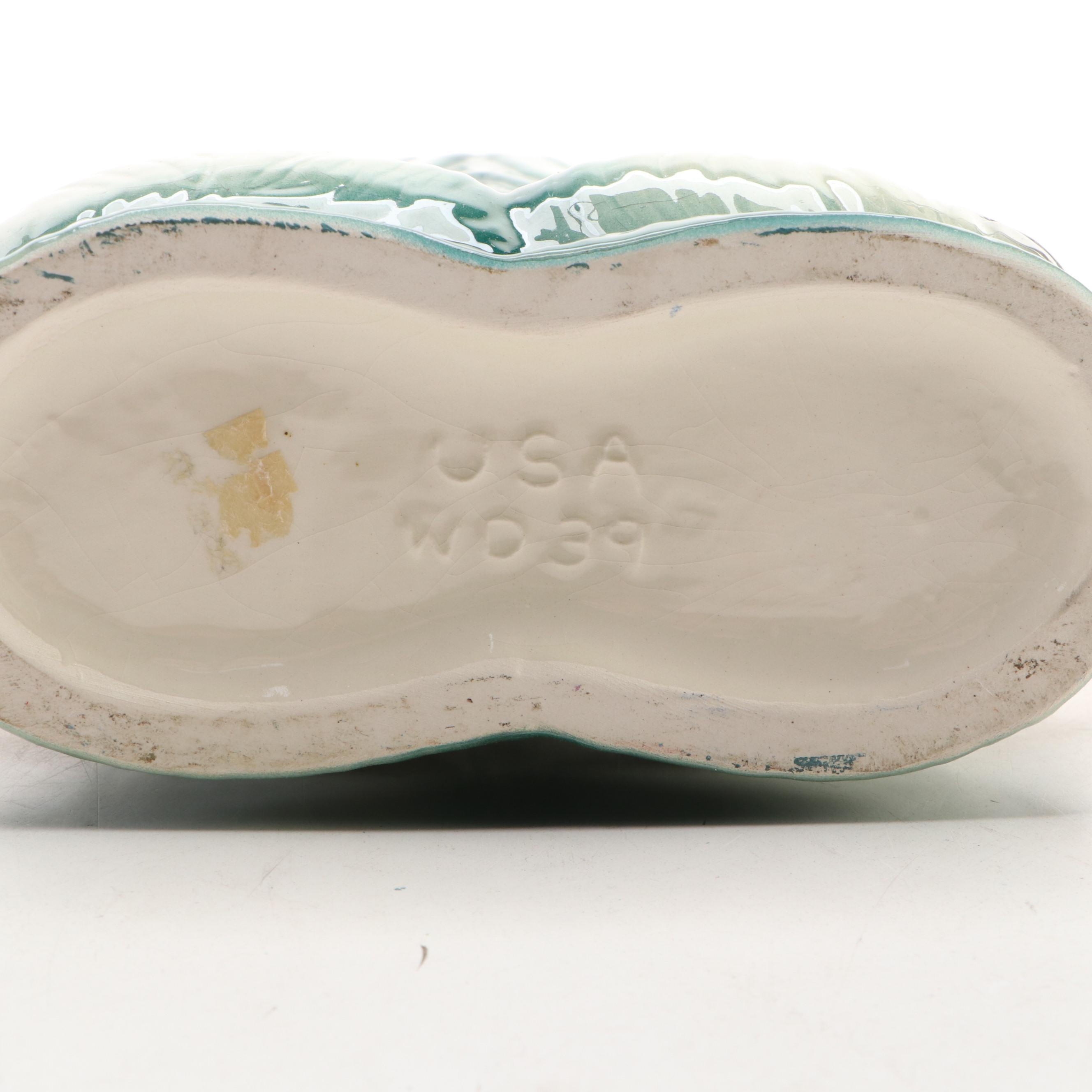 Stewart B. McCulloch Mid Century Modern Flamingo Figurine with TV Lamp and Vase