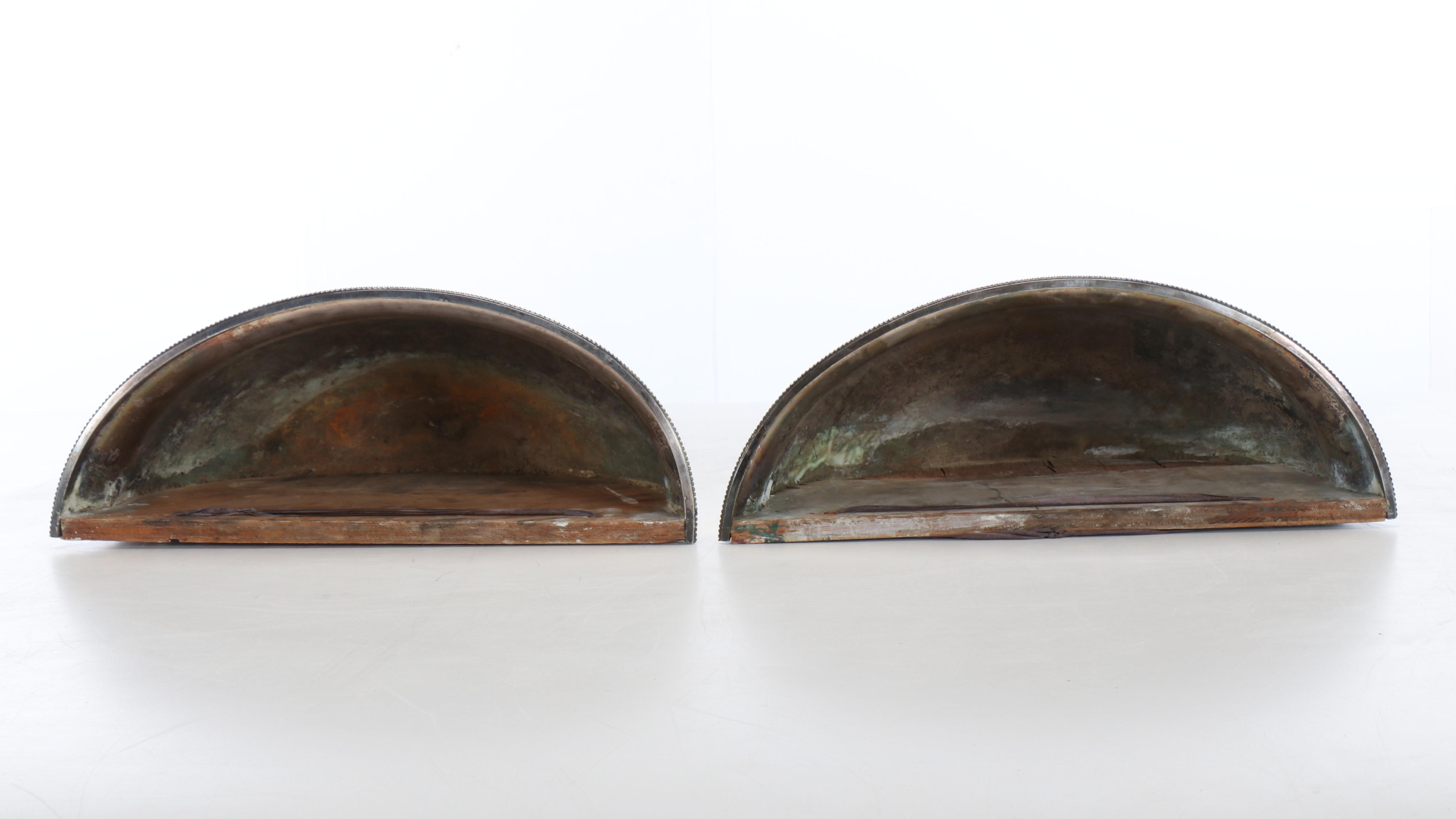 Hanging Engraved Metal Planters