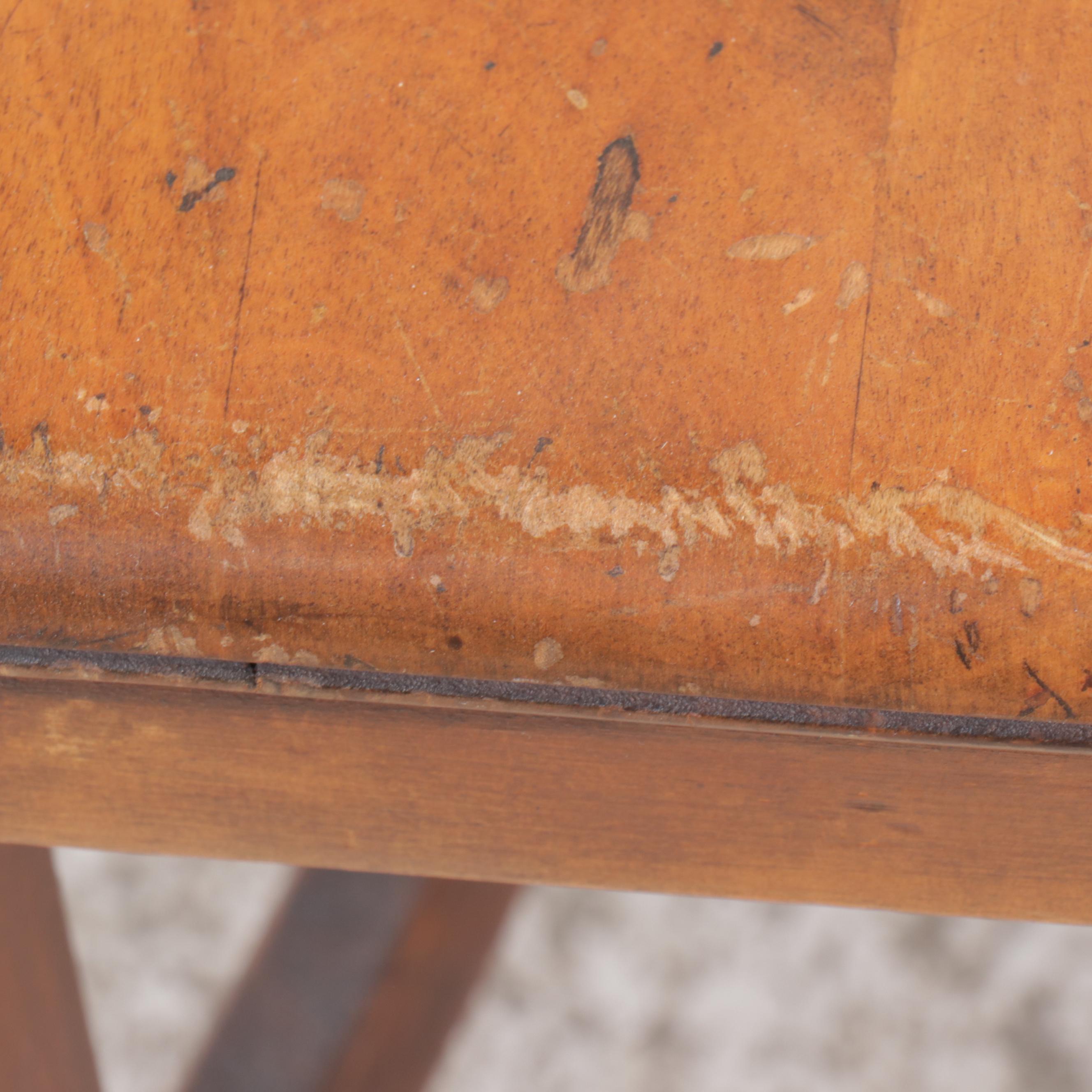 Colonial Style Maple Roll-Top Desk with Kroger Co. Wood Armchair, 20th Century