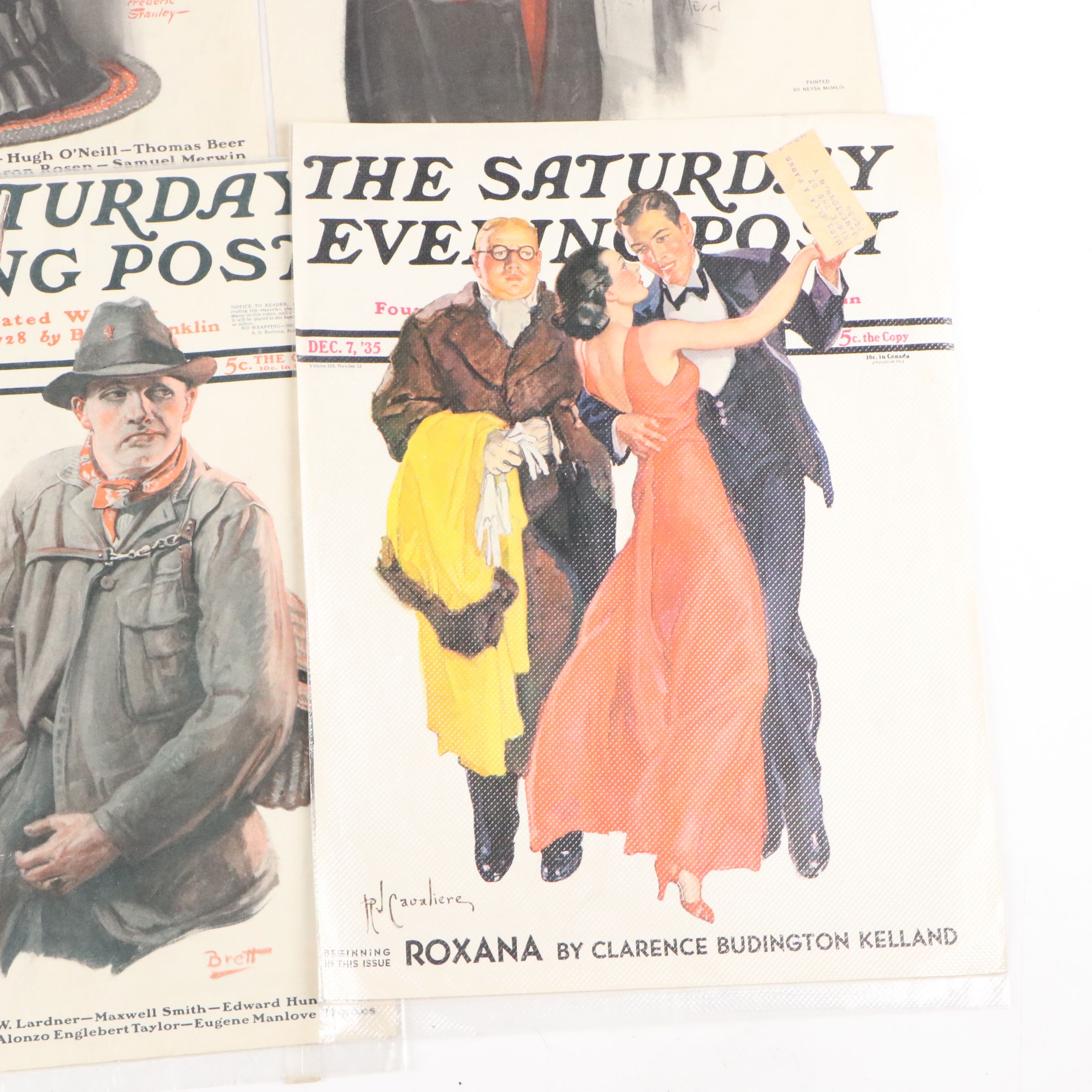 "The Saturday Evening Post" Magazine Cover Collection, Early to Mid-20th Century
