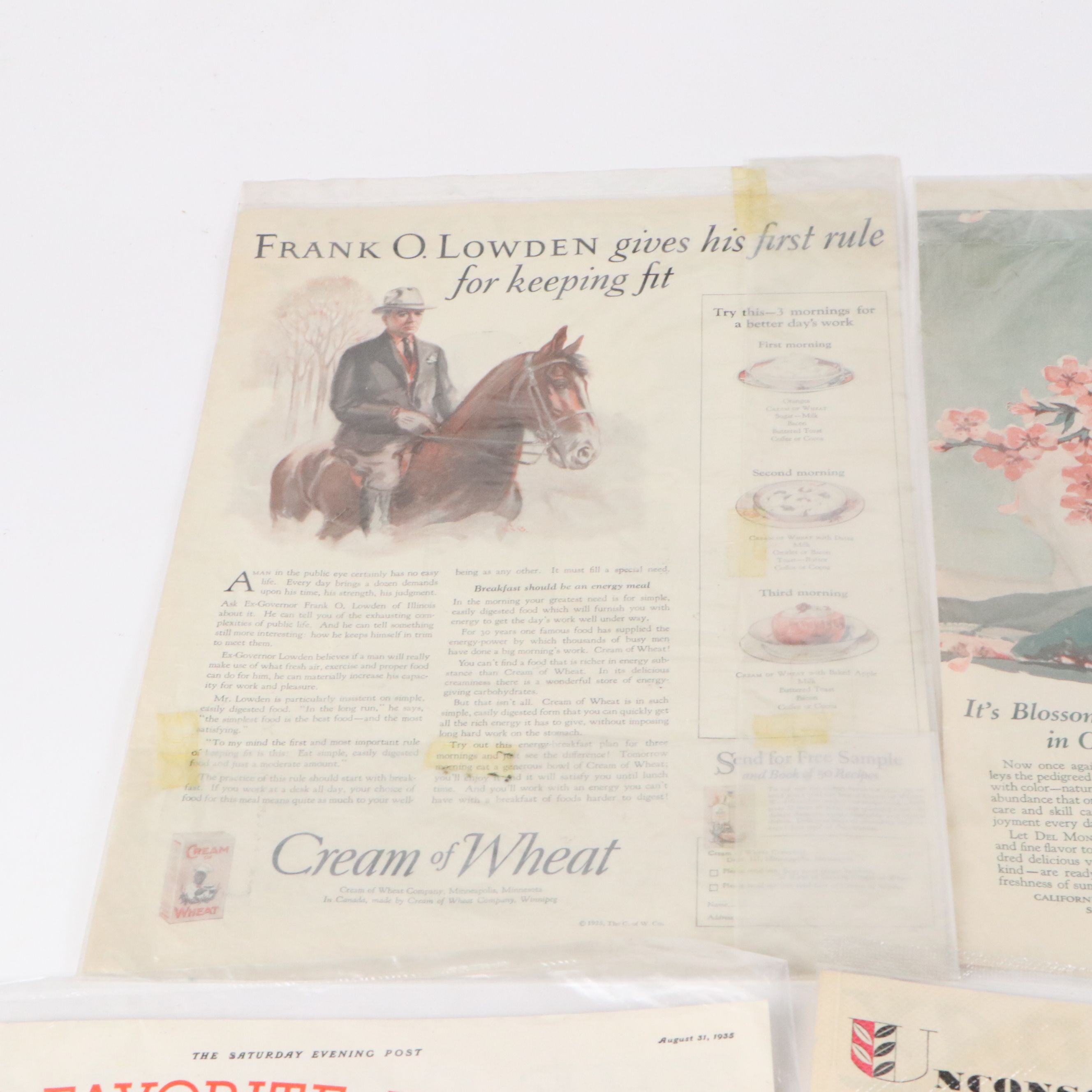 "The Saturday Evening Post" Magazine Cover Collection, Early to Mid-20th Century