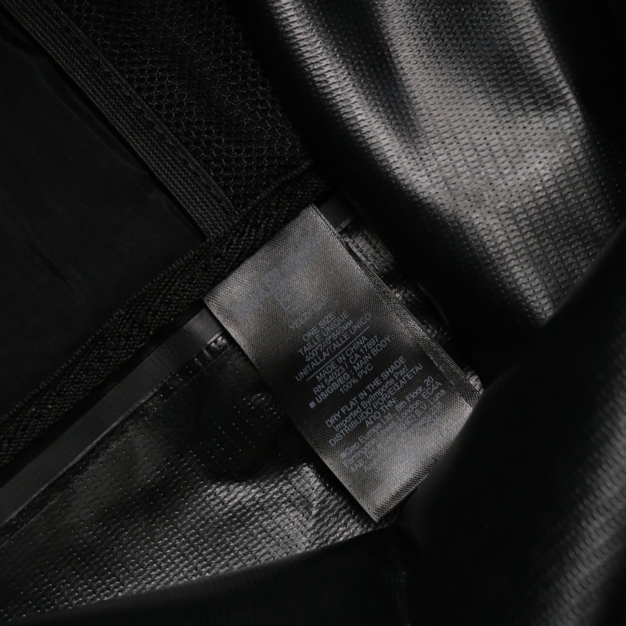 Yeezy x Gap Dry Bag Backpack in Black PVC