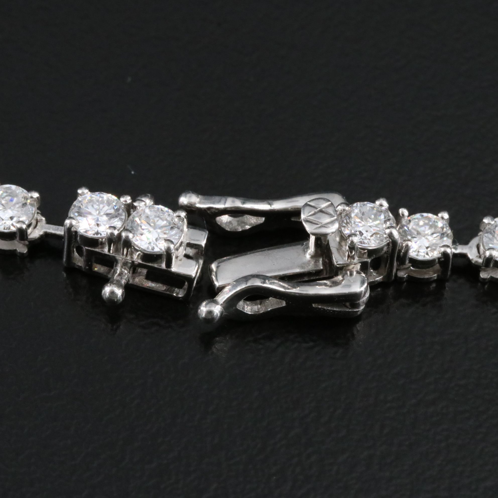 Platinum 32.48 CTW Lab Grown Diamond Tiered Necklace with IGI Reports