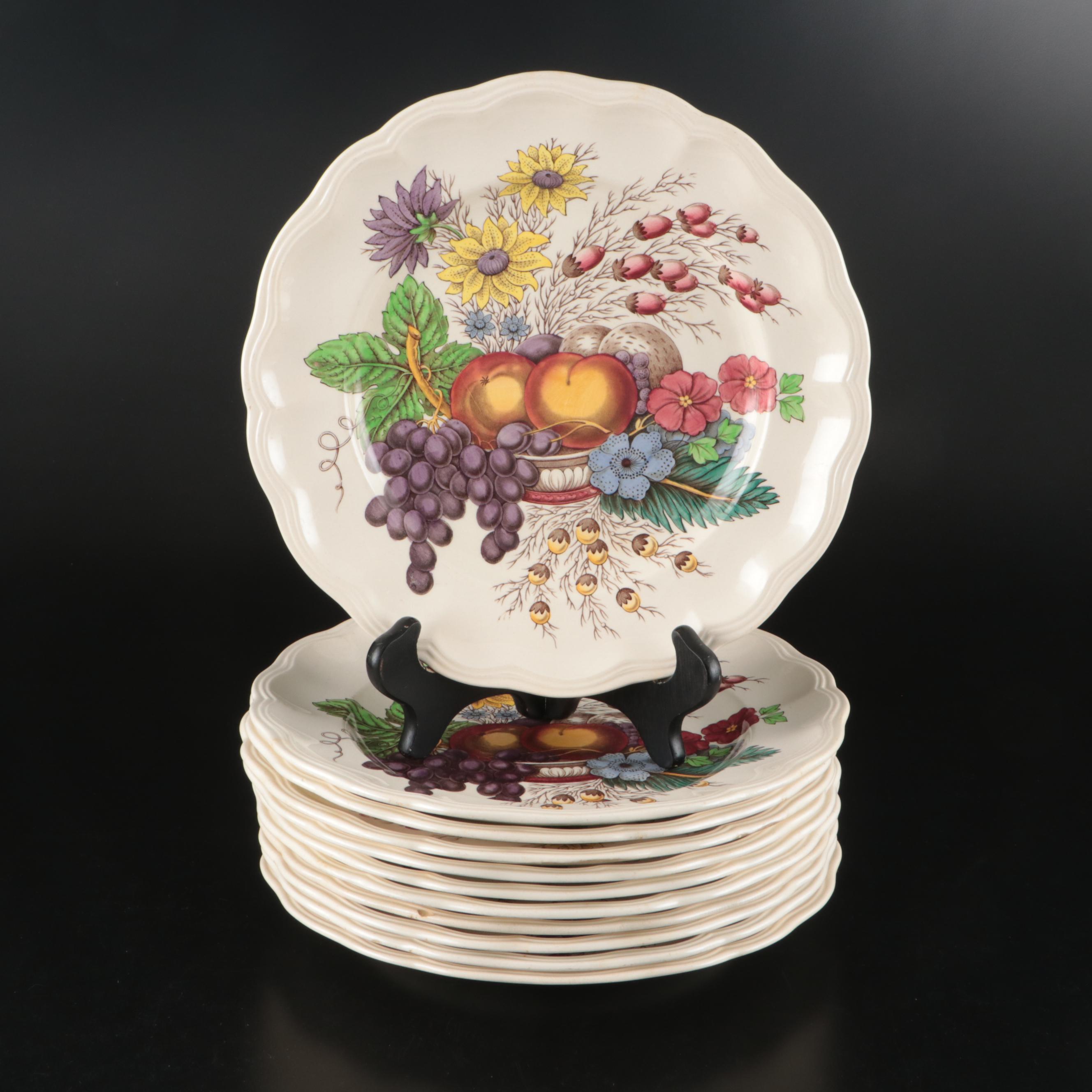 Spode "Reynolds" Porcelain Tableware, Mid to Late 20th Century