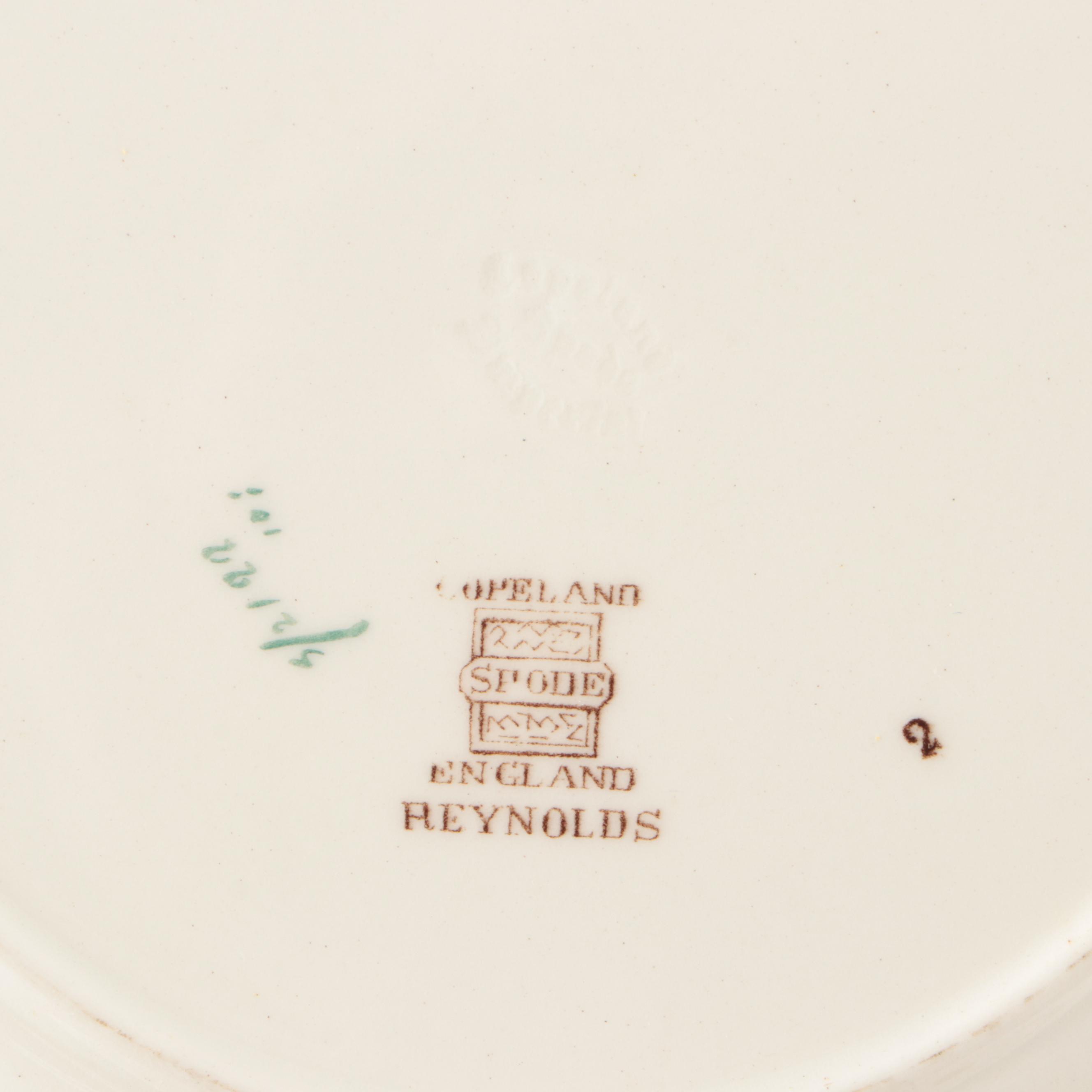 Spode "Reynolds" Porcelain Tableware, Mid to Late 20th Century