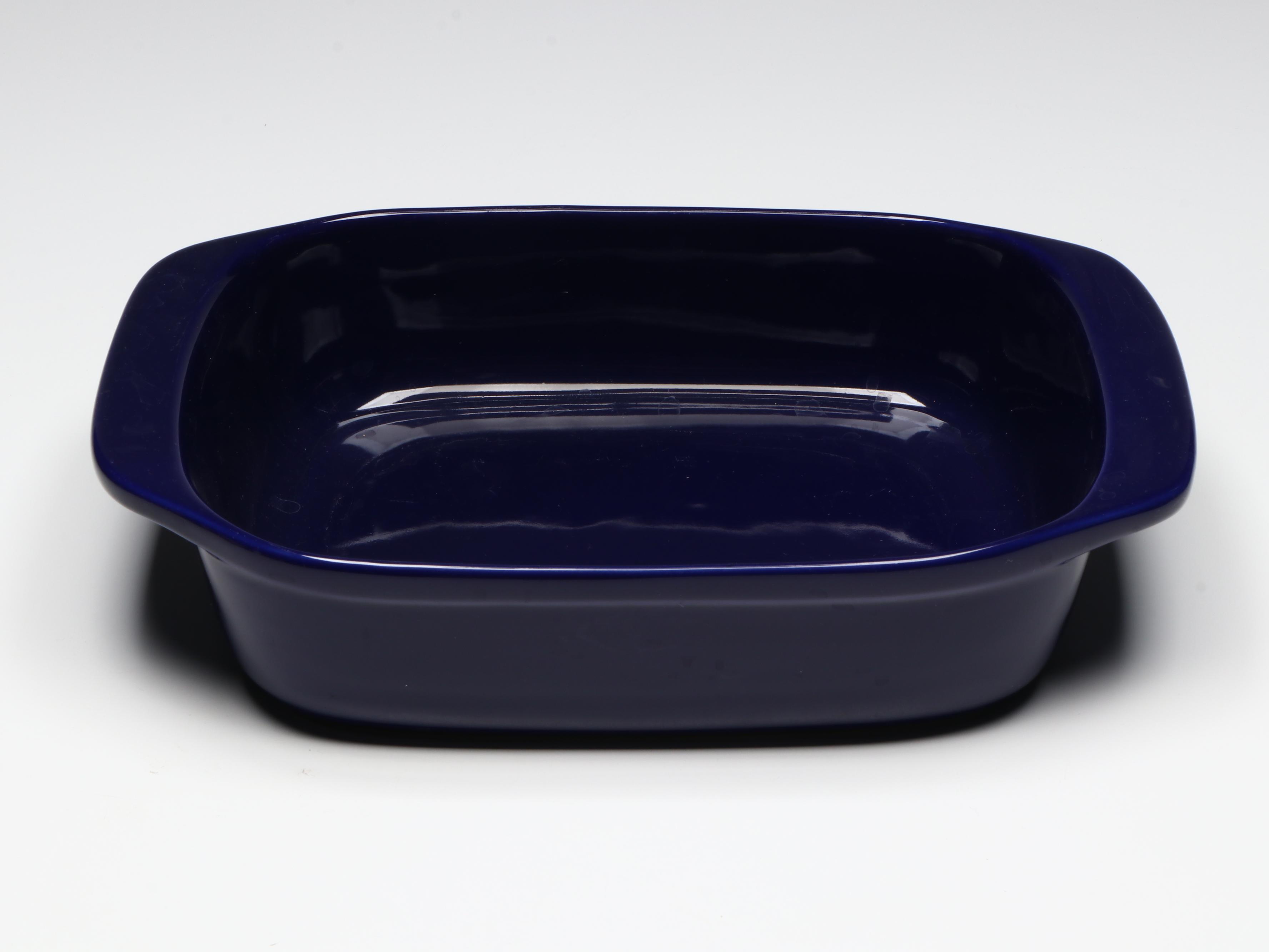 Chantal with Other Cobalt Blue Ceramic Bakeware