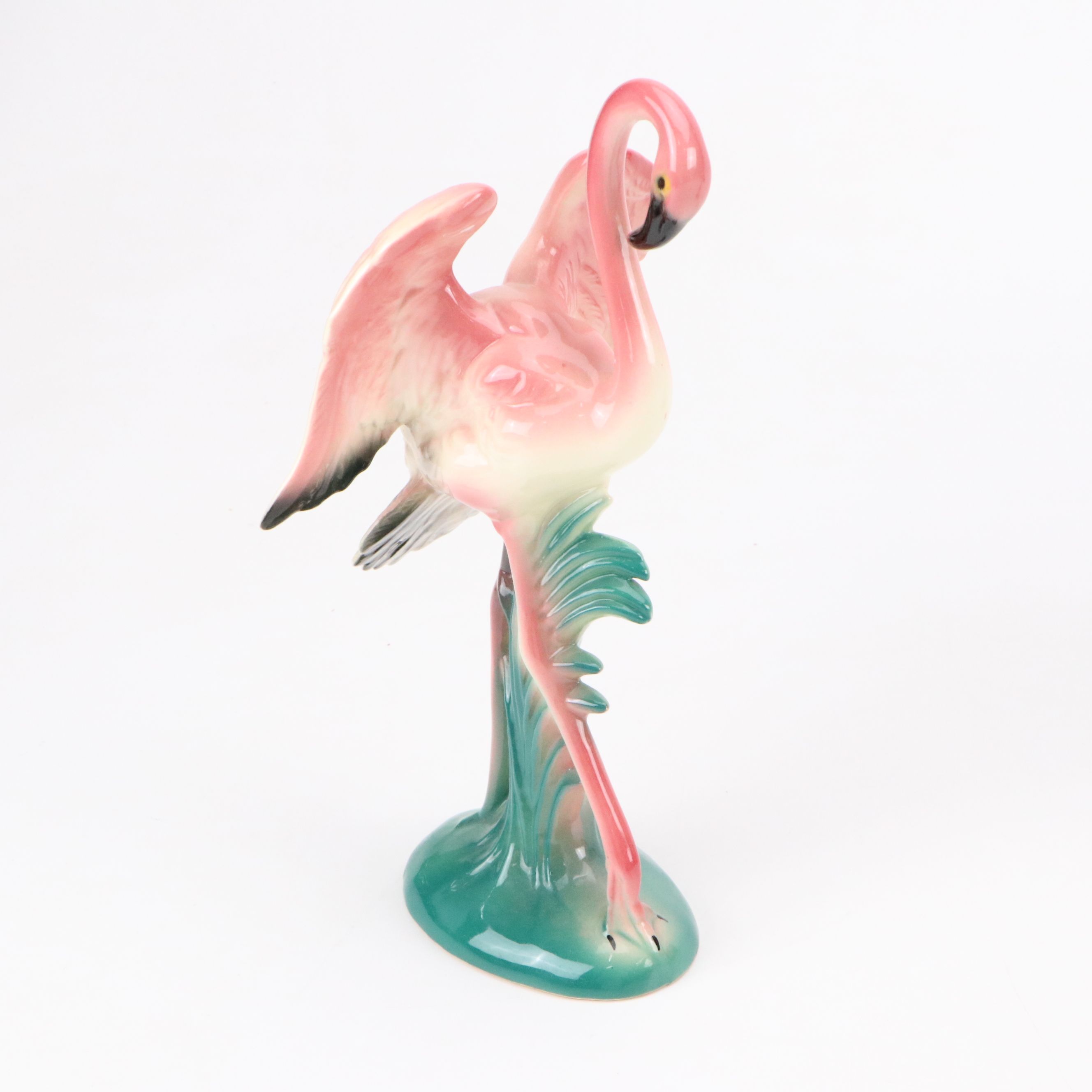 Mid Century Modern Ceramic Flamingos, Mid to Late 20th Century