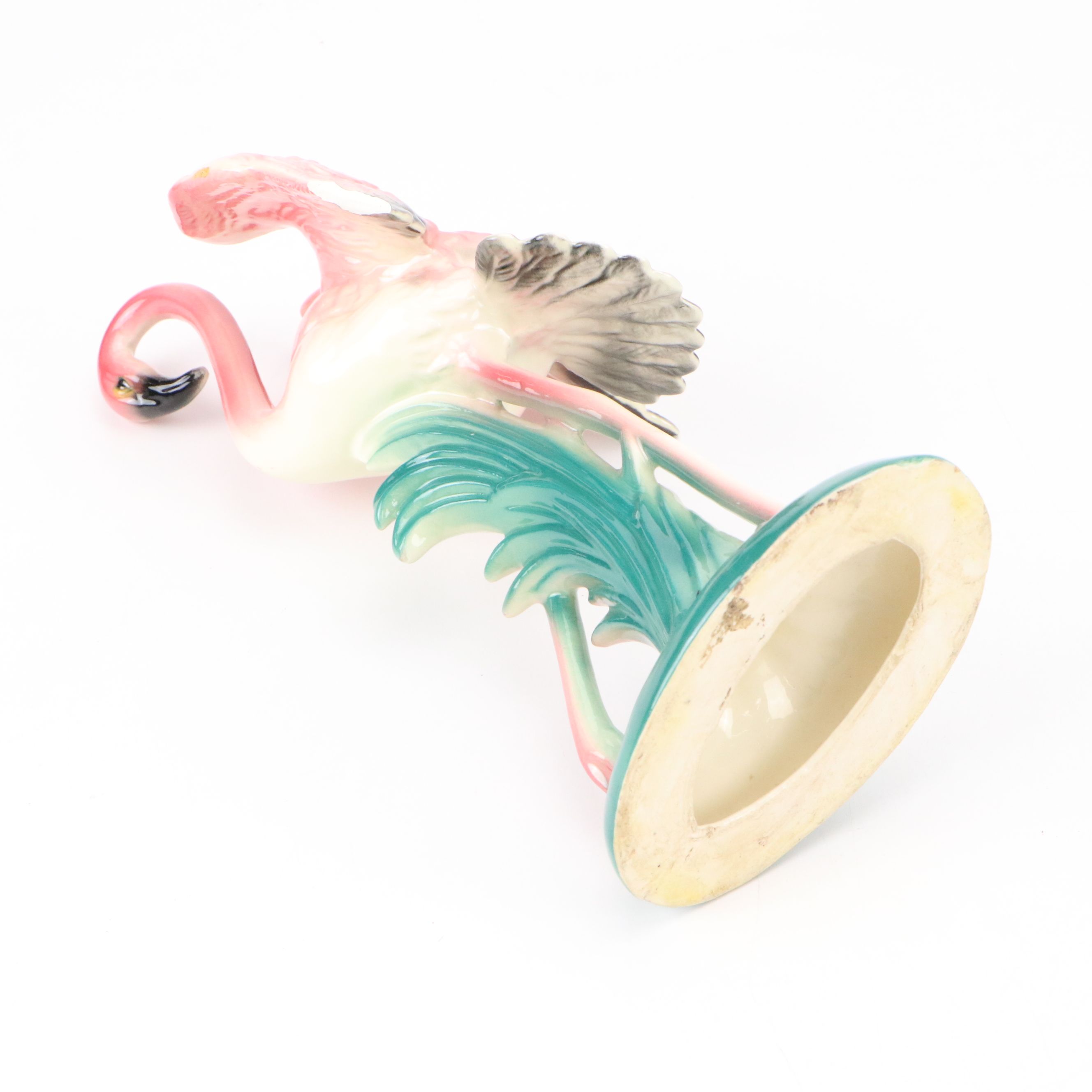 Mid Century Modern Ceramic Flamingos, Mid to Late 20th Century