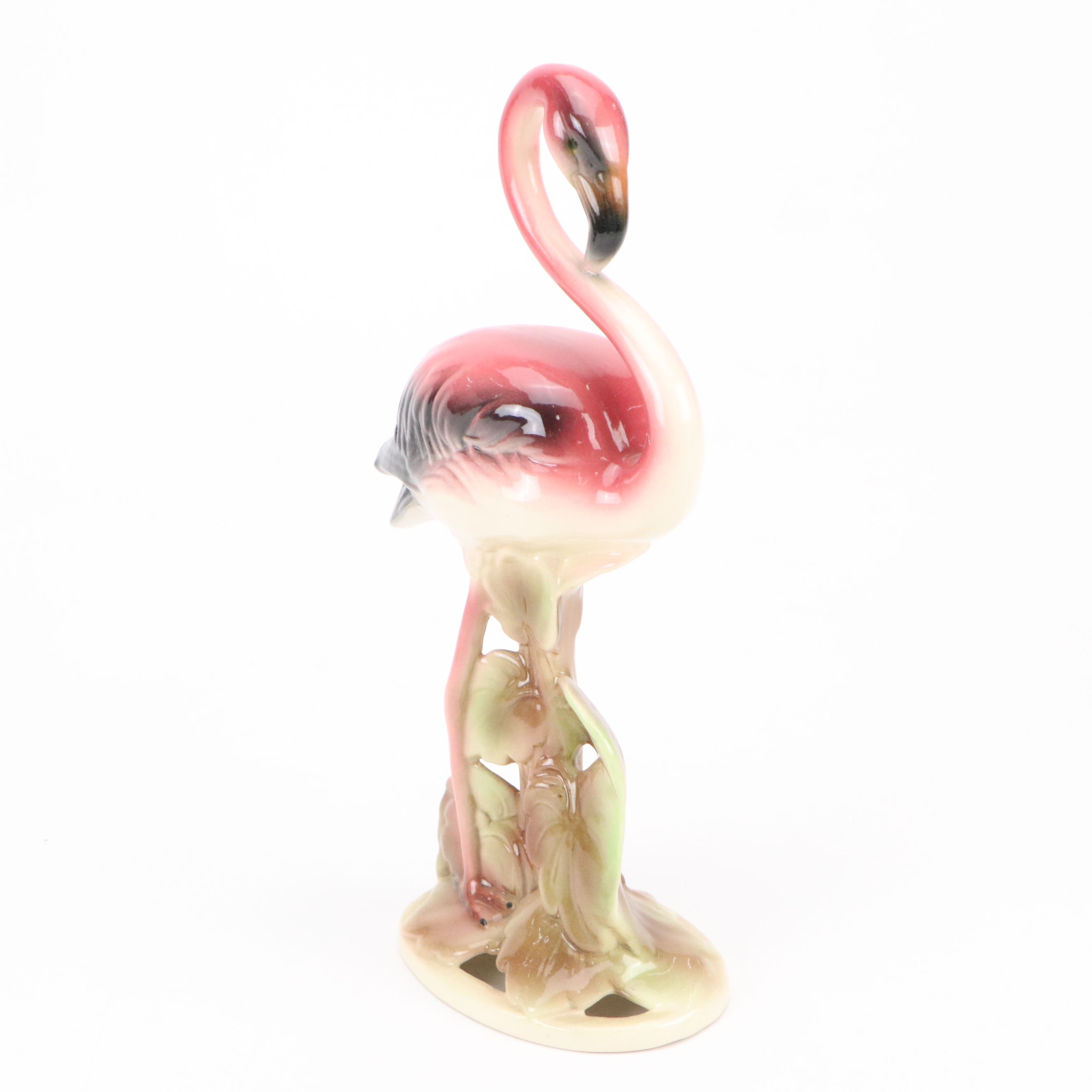 Mid Century Modern Ceramic Flamingos, Mid to Late 20th Century