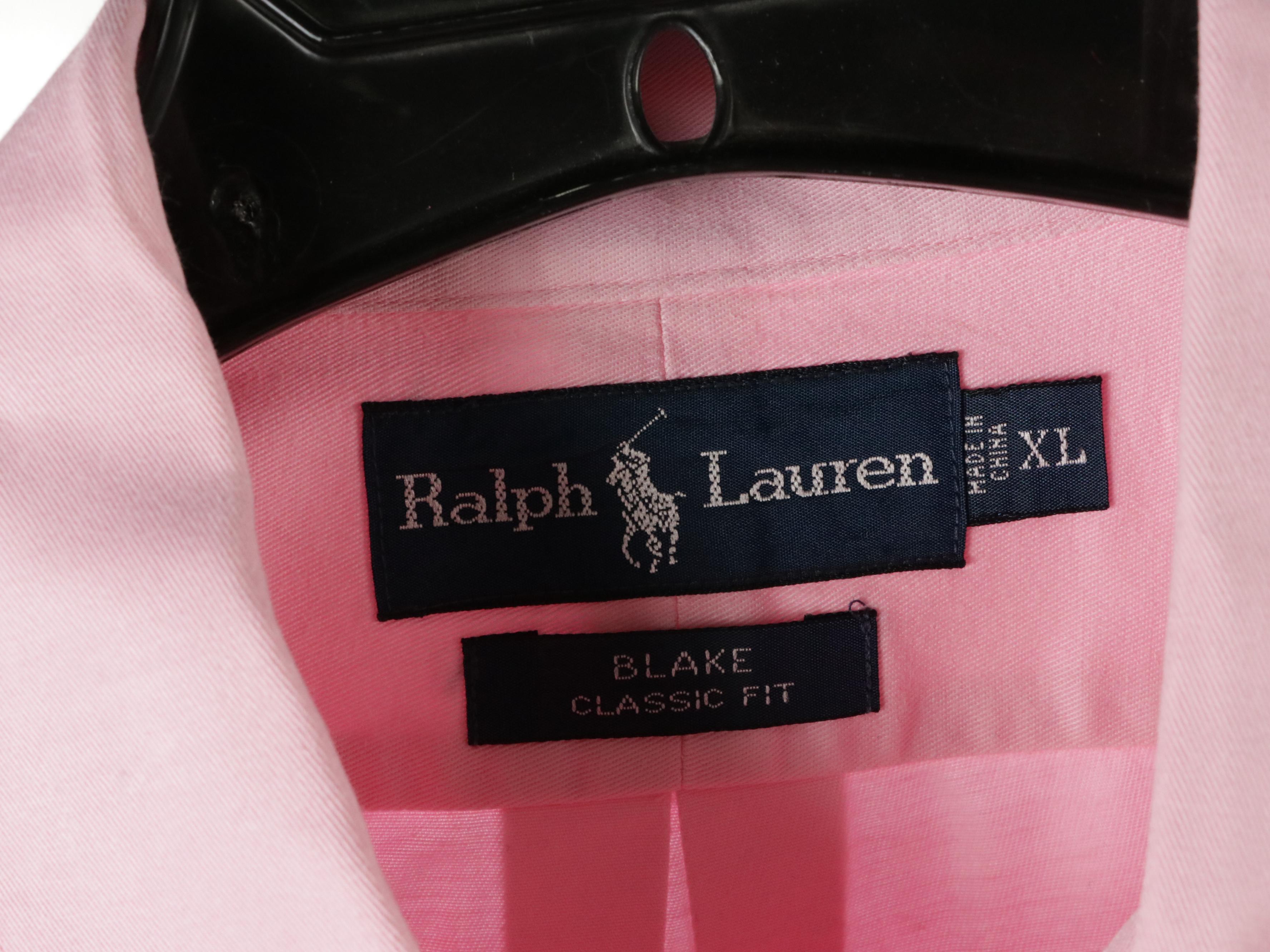 Men's Ralph Lauren Plaid, Striped and Solid Cotton Button-Down Shirts