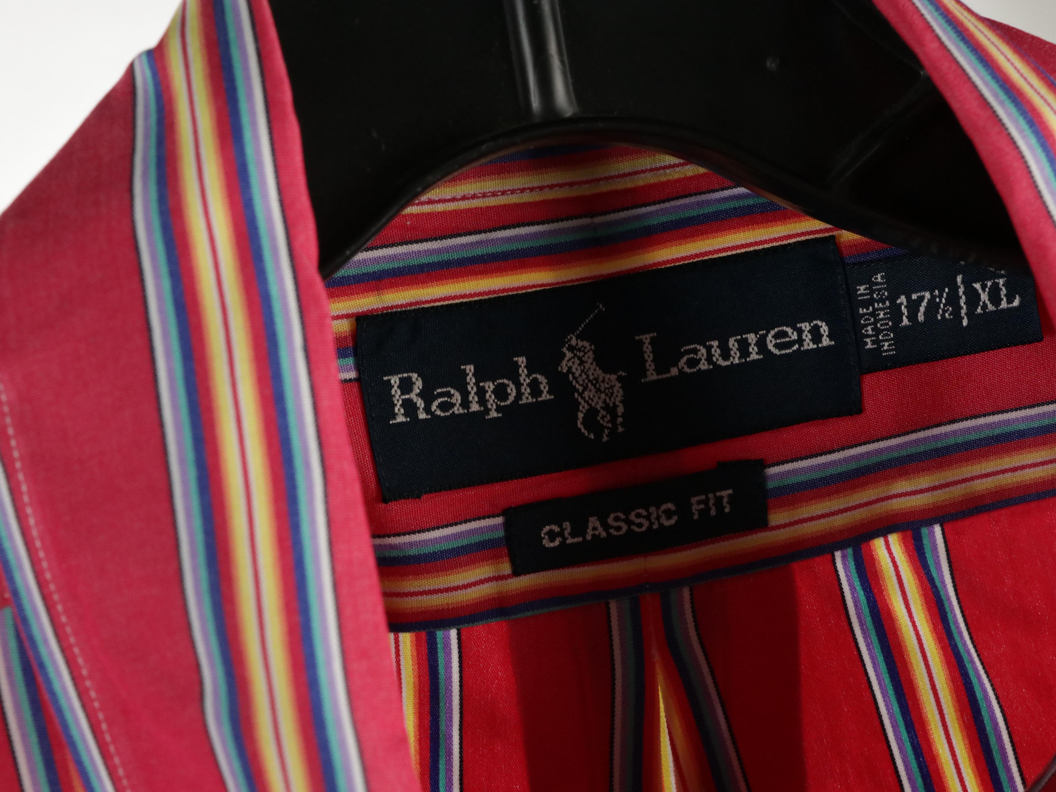 Men's Ralph Lauren Plaid, Striped and Solid Cotton Button-Down Shirts
