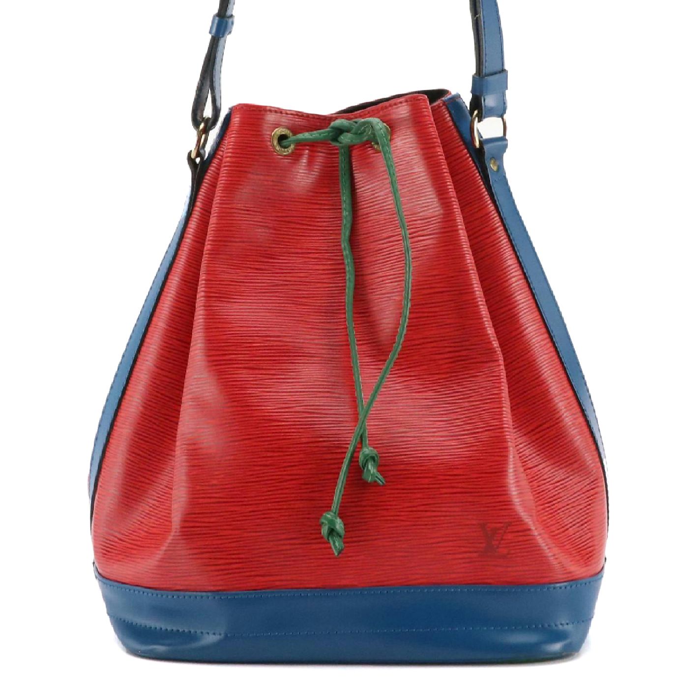 Louis Vuitton Noé Drawstring Bag in Tricolor Epi/Smooth Leather