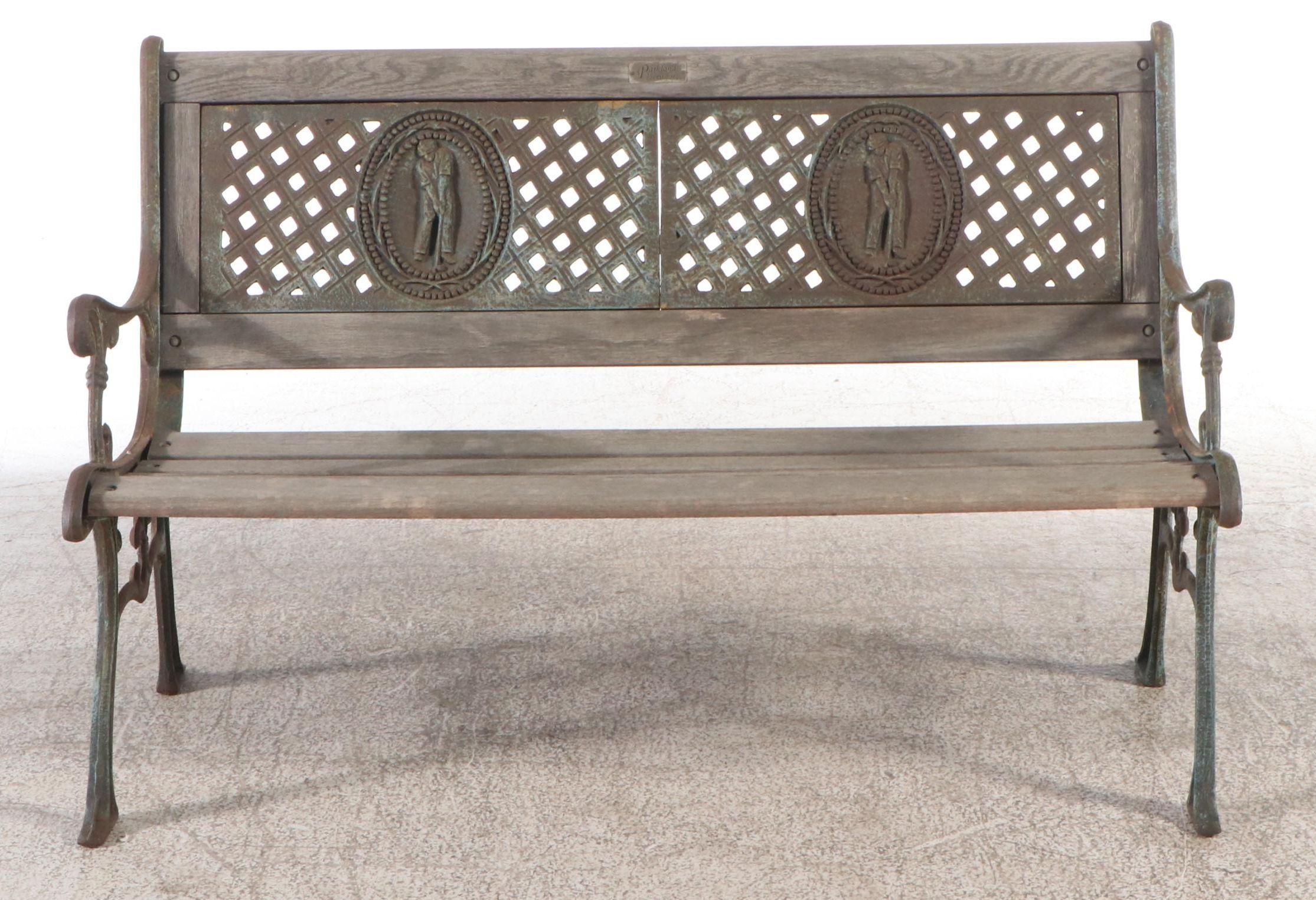 Parkland Heritage Wood and Cast Iron Garden Bench