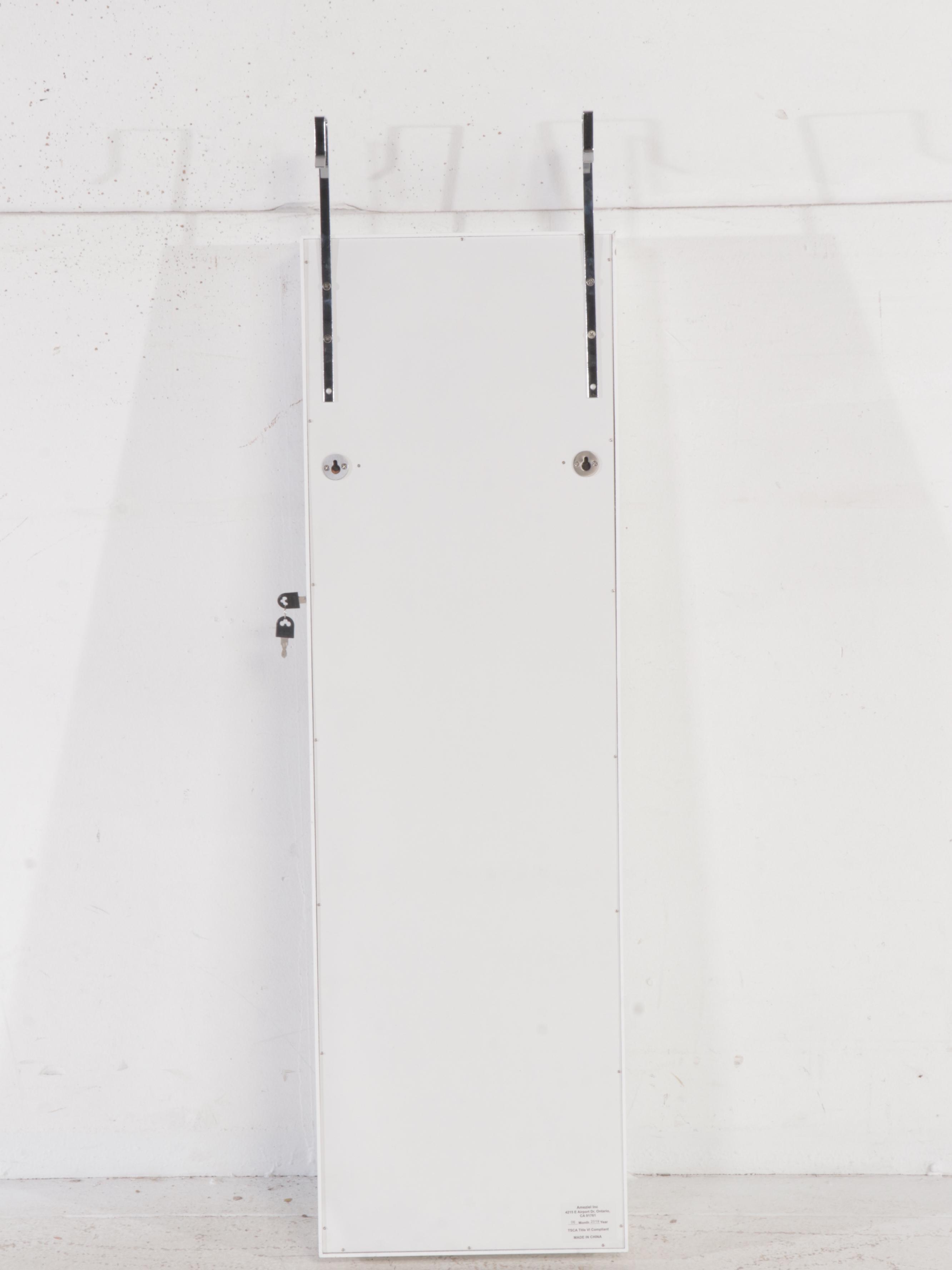 Songmics Mirrored Over-the-Door Jewelry Cabinet