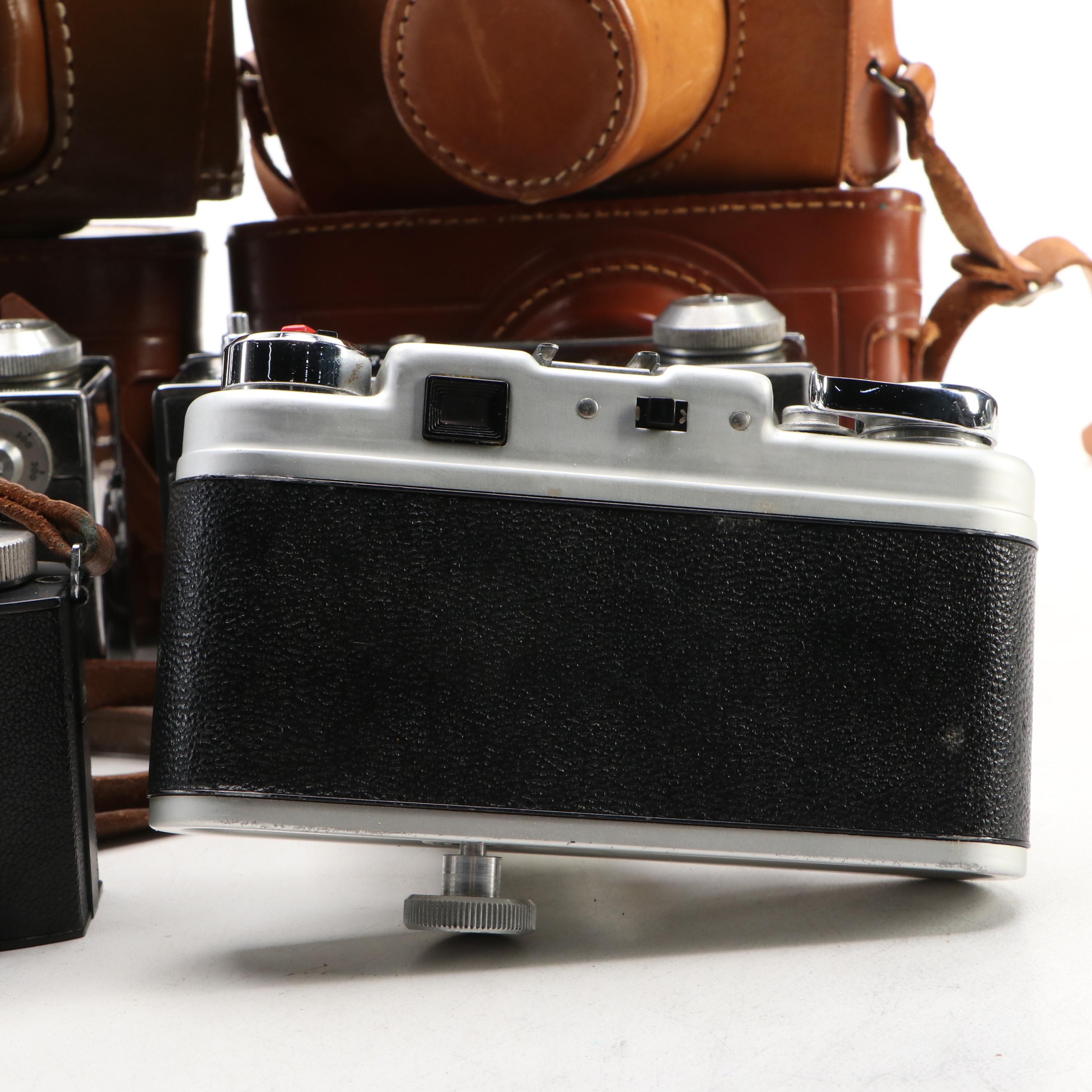 David White Co. "Stereo Realist" 35mm SLR with Argus C-44 and Other Cameras