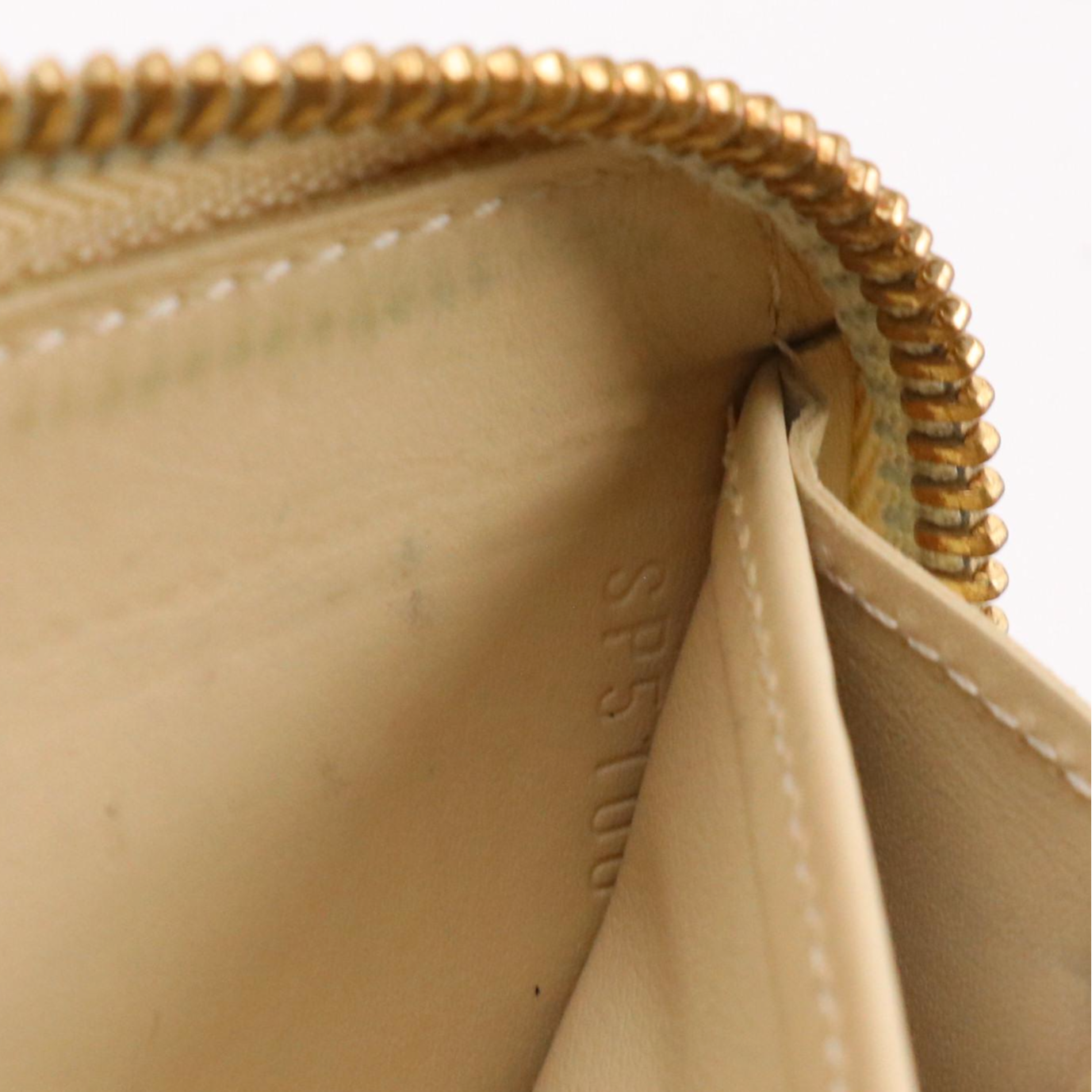 Louis Vuitton Long Zippy Wallet in Yellow Monogram Vernis Leather