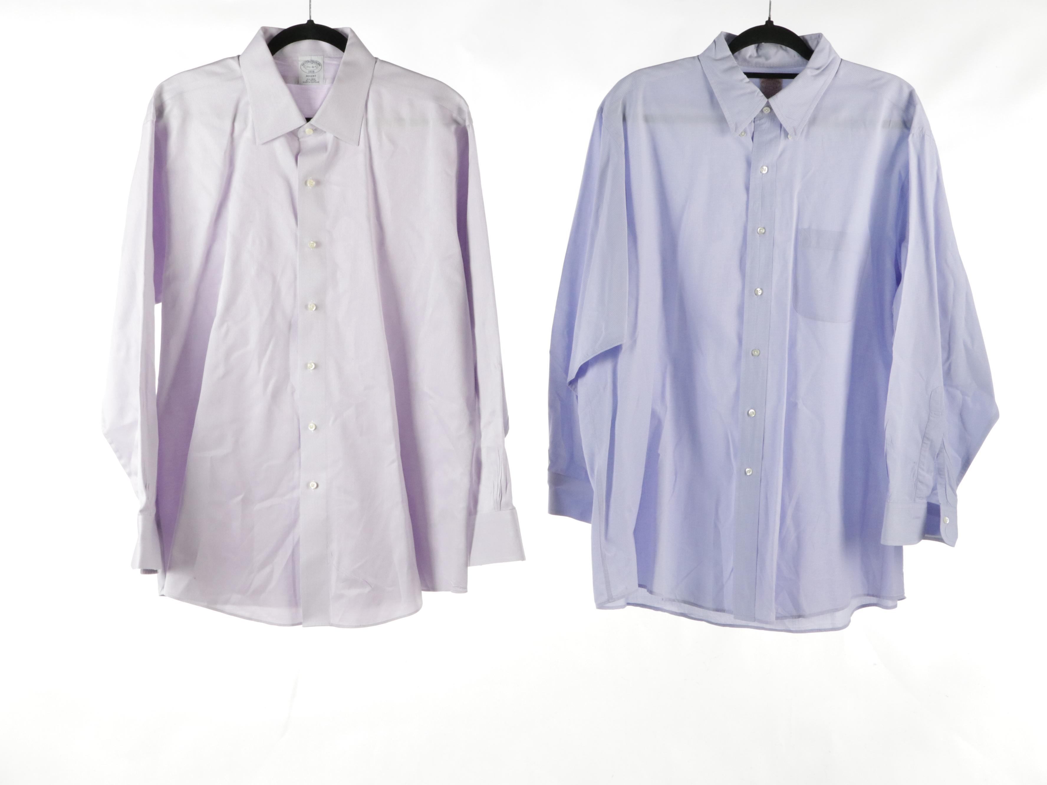 Men's Brooks Brothers Linen and Other Cotton Long Sleeve Button-Up Shirts