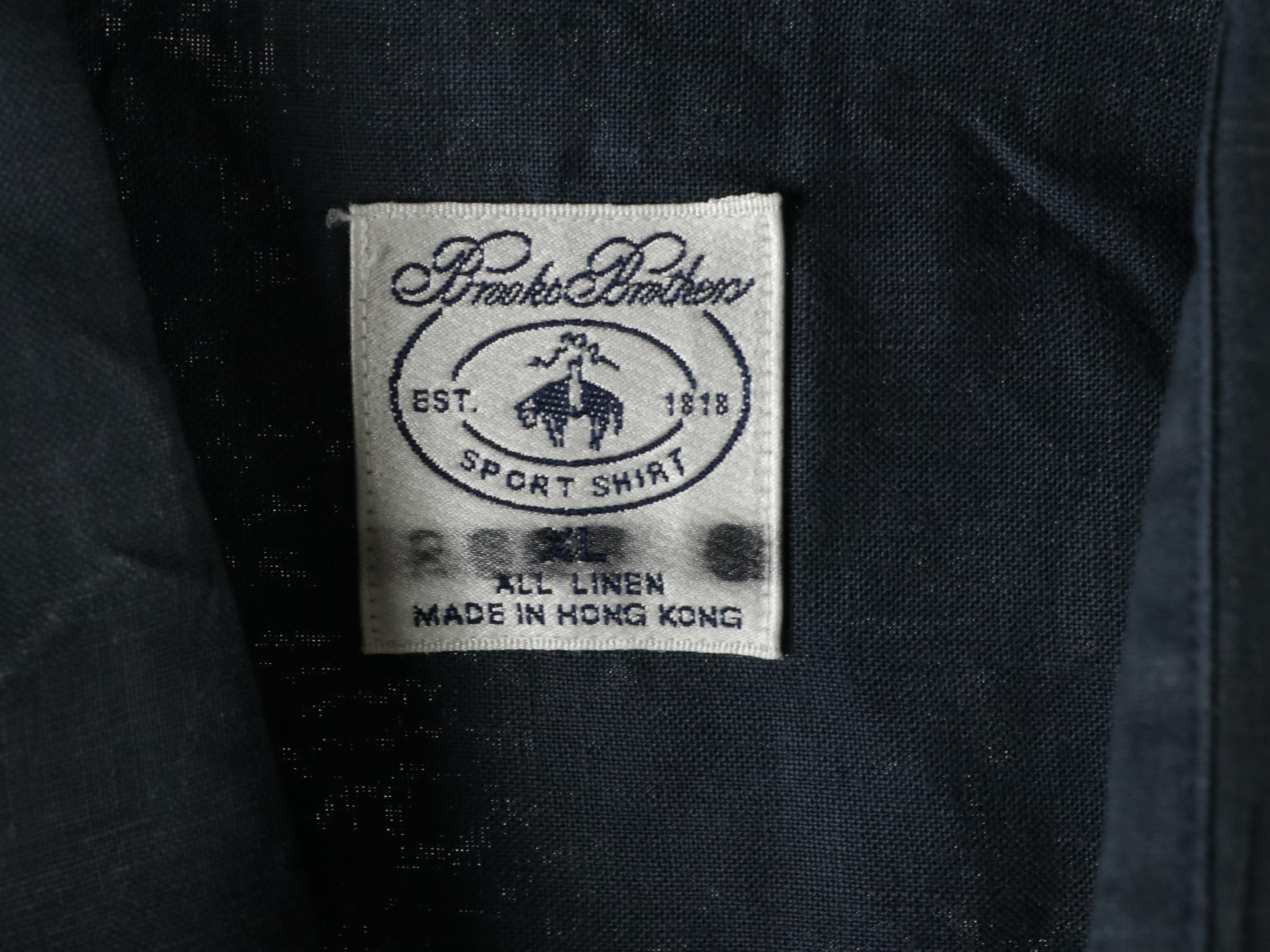 Men's Brooks Brothers Linen and Other Cotton Long Sleeve Button-Up Shirts