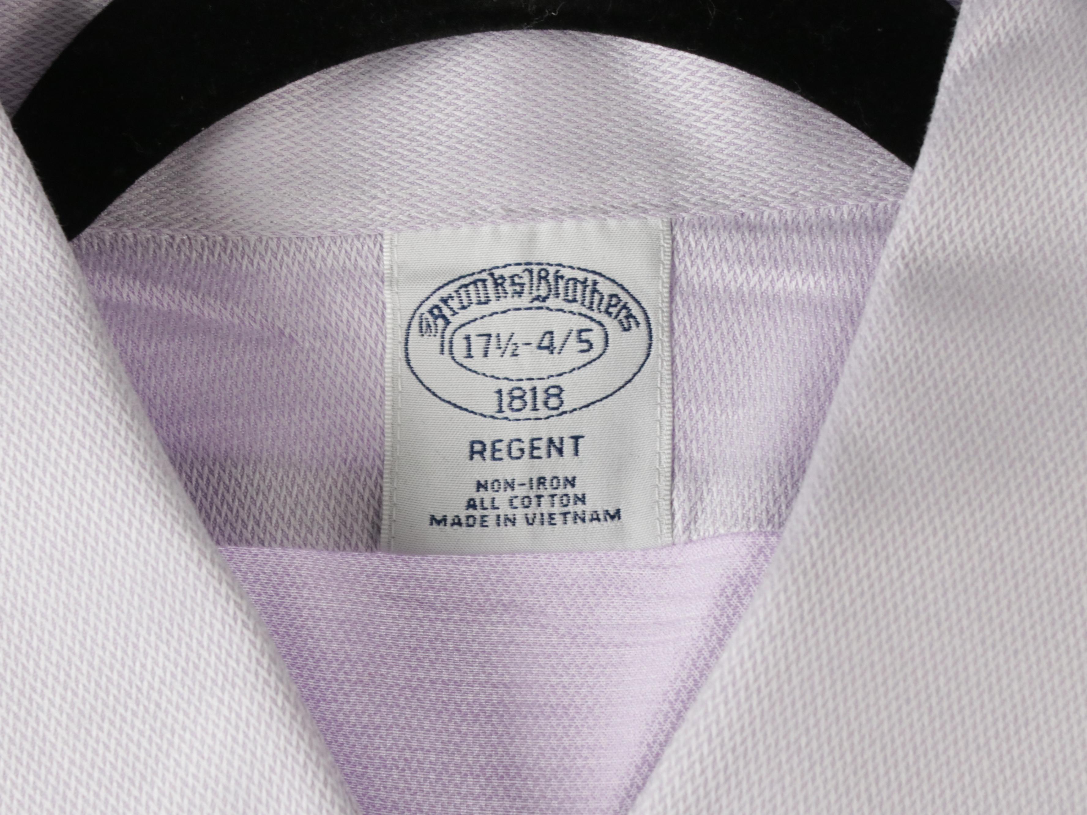 Men's Brooks Brothers Linen and Other Cotton Long Sleeve Button-Up Shirts