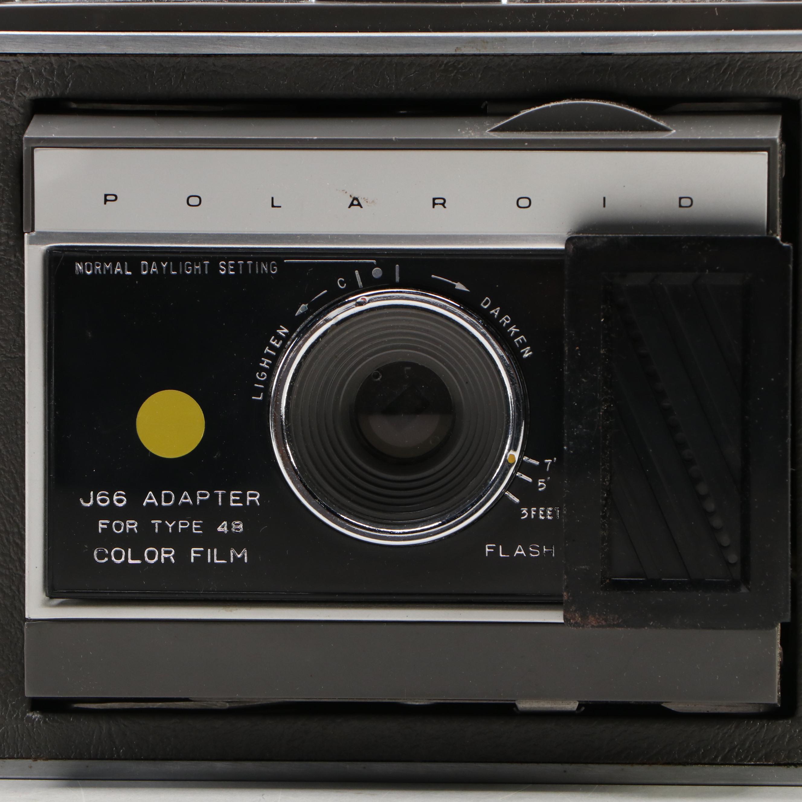 Polaroid J66 Land Camera, Digital Nikon Pronea 6i with Sylvania Flashbulbs