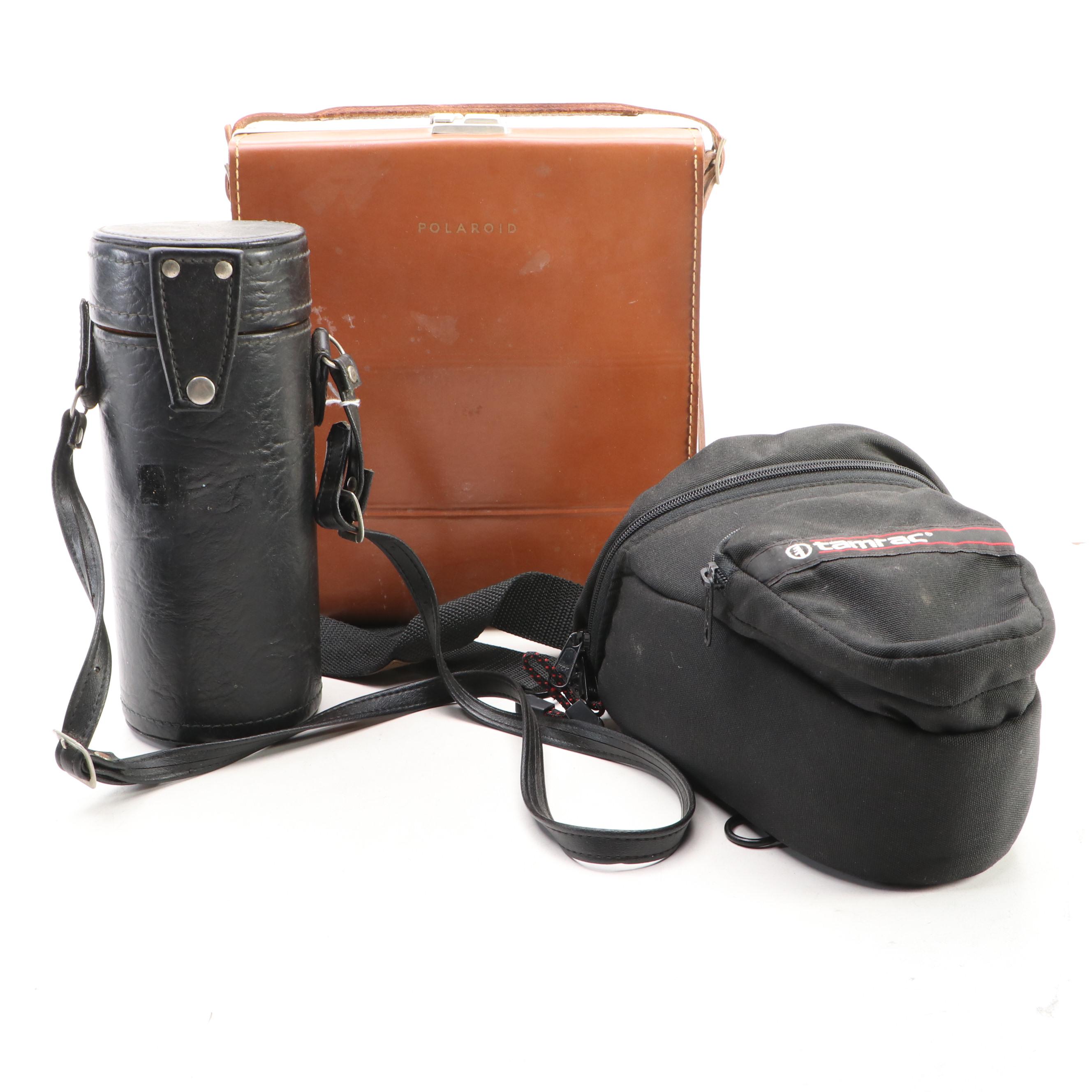 Polaroid J66 Land Camera, Digital Nikon Pronea 6i with Sylvania Flashbulbs