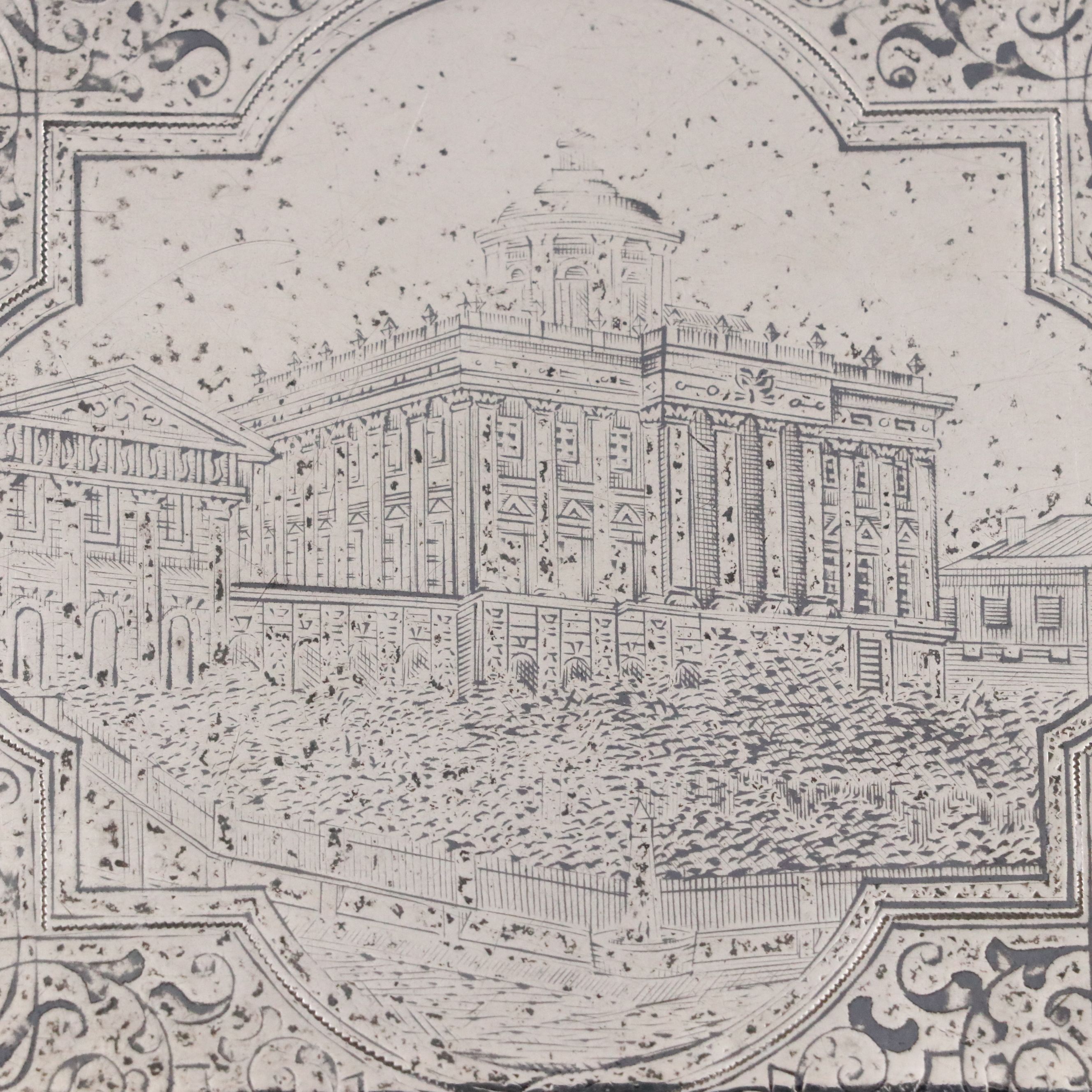 Alexander III Russian 875 Silver Cigarette Case, 1893