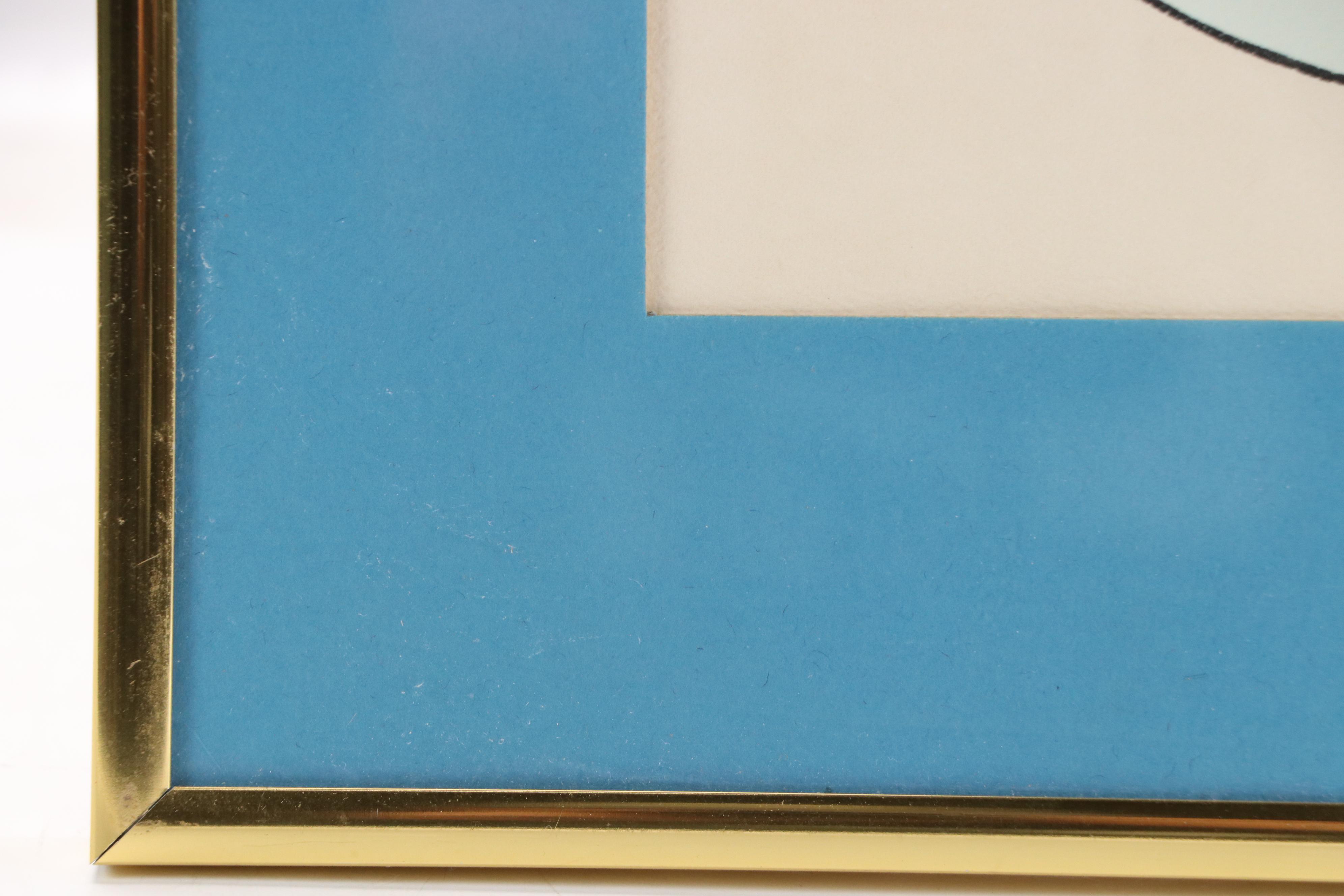 Abstract Halftone Print After Paul Klee "Winterbild"