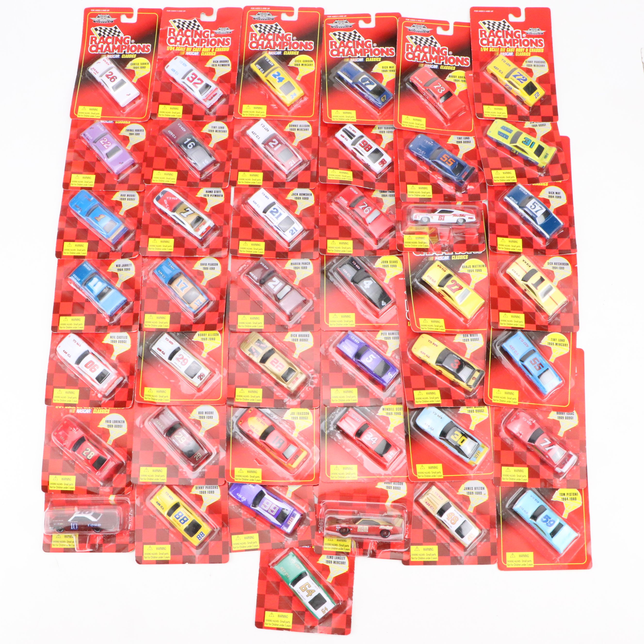 Racing Champions NASCAR Classics Toy Cars Including Curtis Turner and More