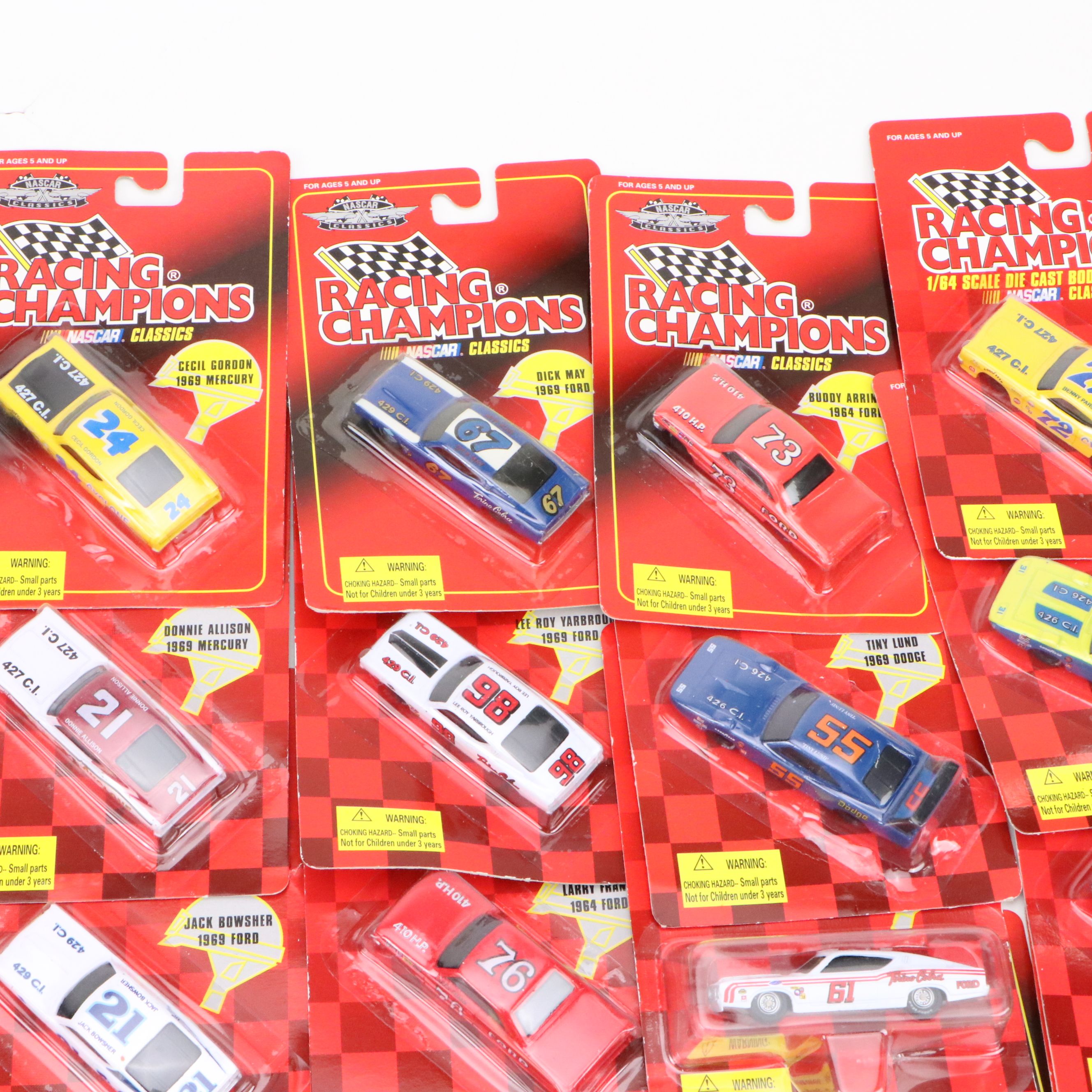 Racing Champions NASCAR Classics Toy Cars Including Curtis Turner and More