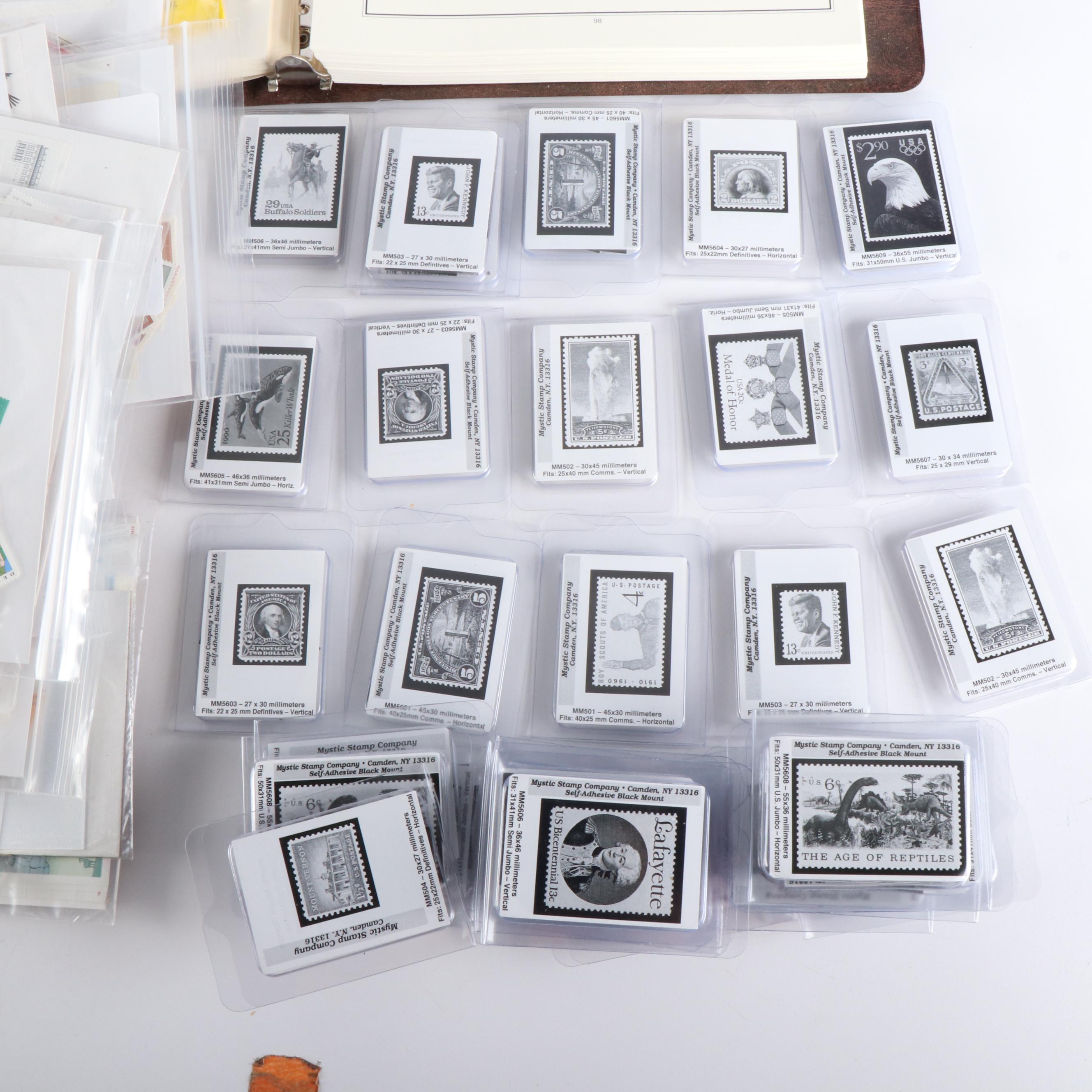 Collection of German Stamps, Year Sets, an Album, and Lots of German Mounts