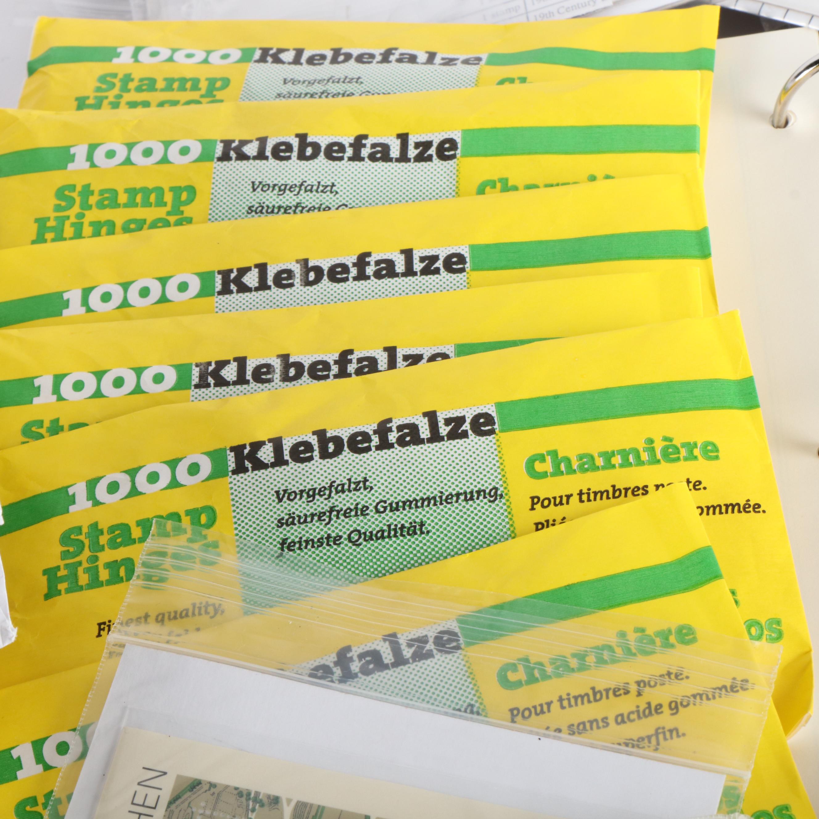 Collection of German Stamps, Year Sets, an Album, and Lots of German Mounts