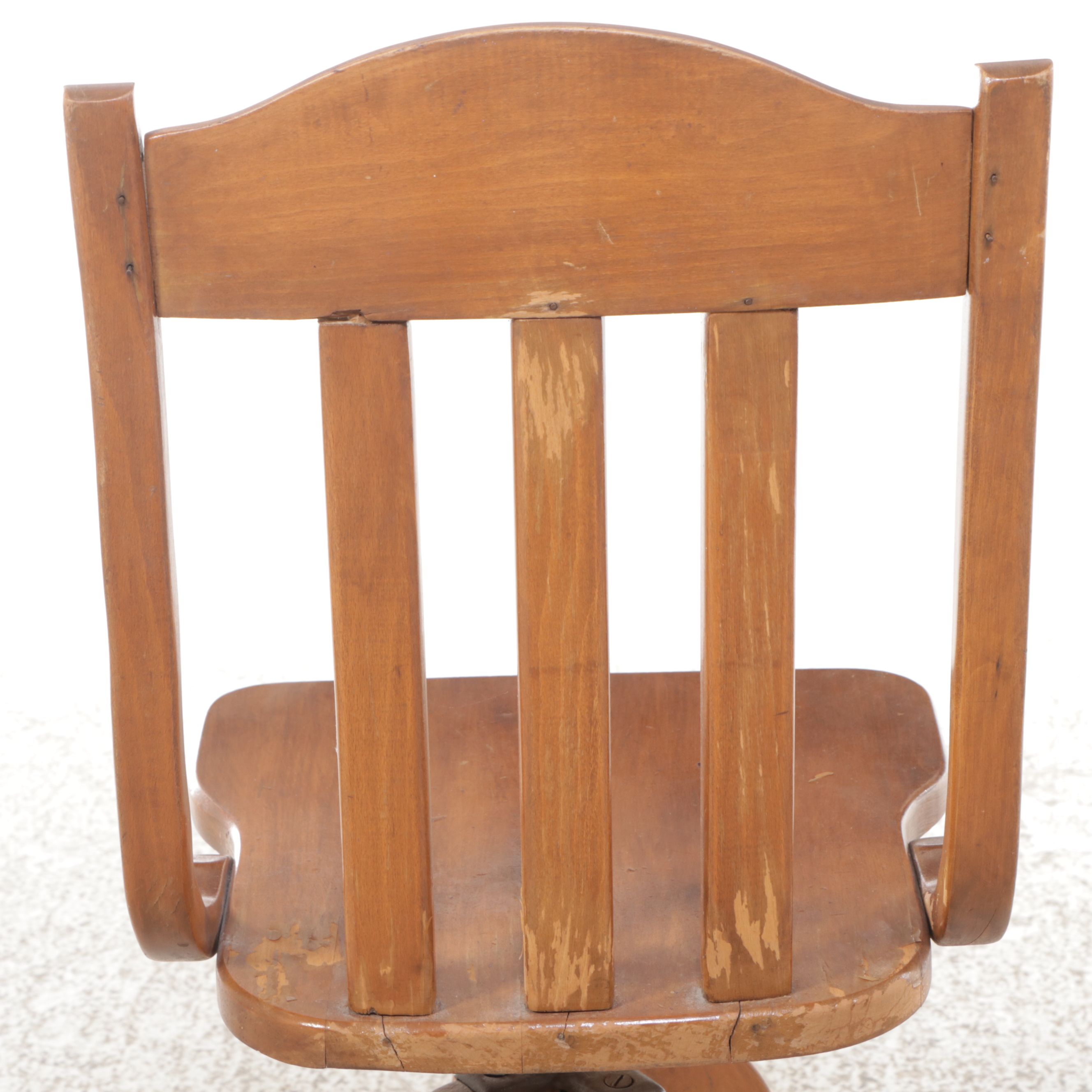 Children's Wooden Roll-Top Desk with Chair