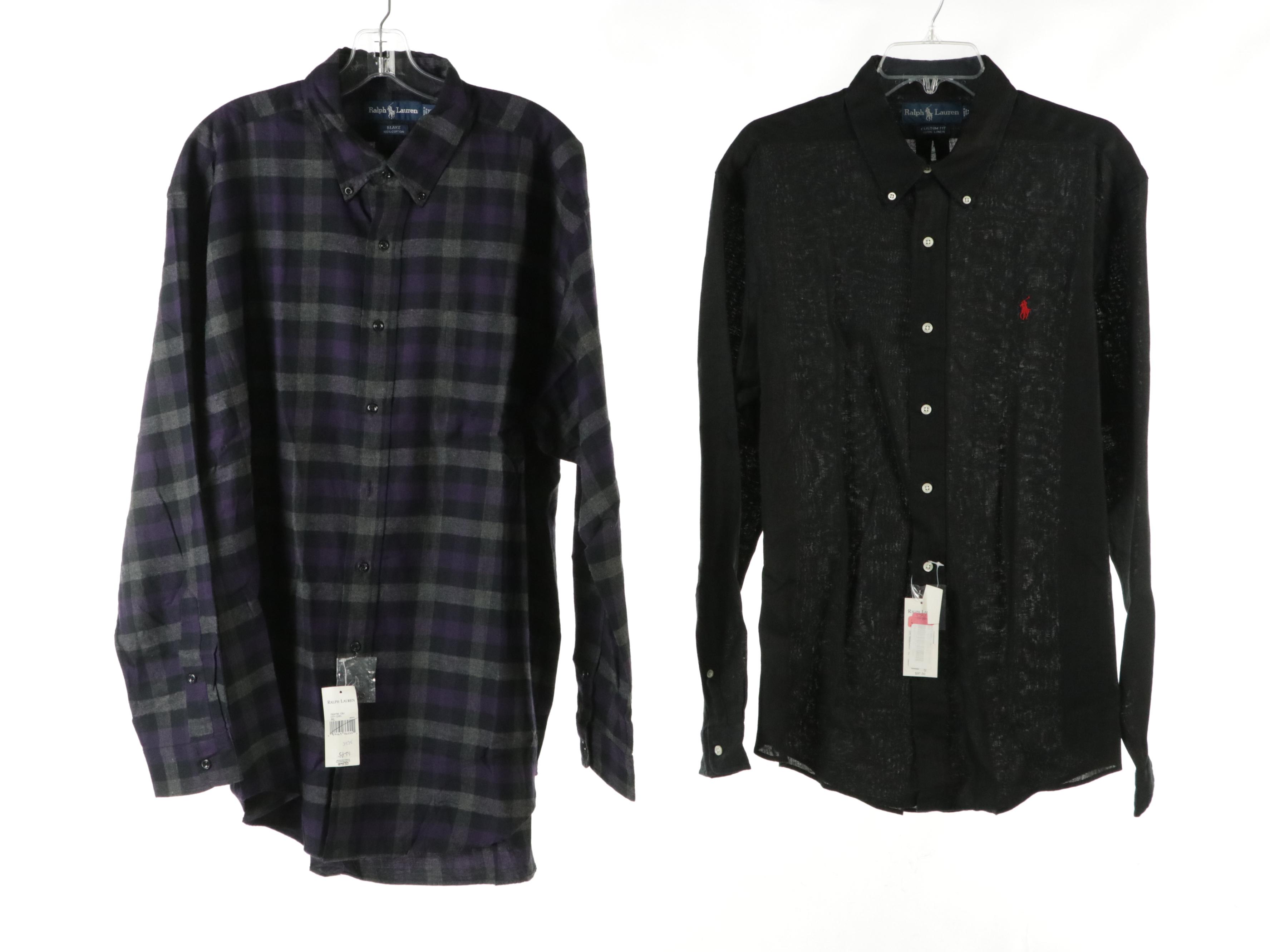 Men's Polo Ralph Lauren Plaid, Striped and Solid Button-Front Shirts