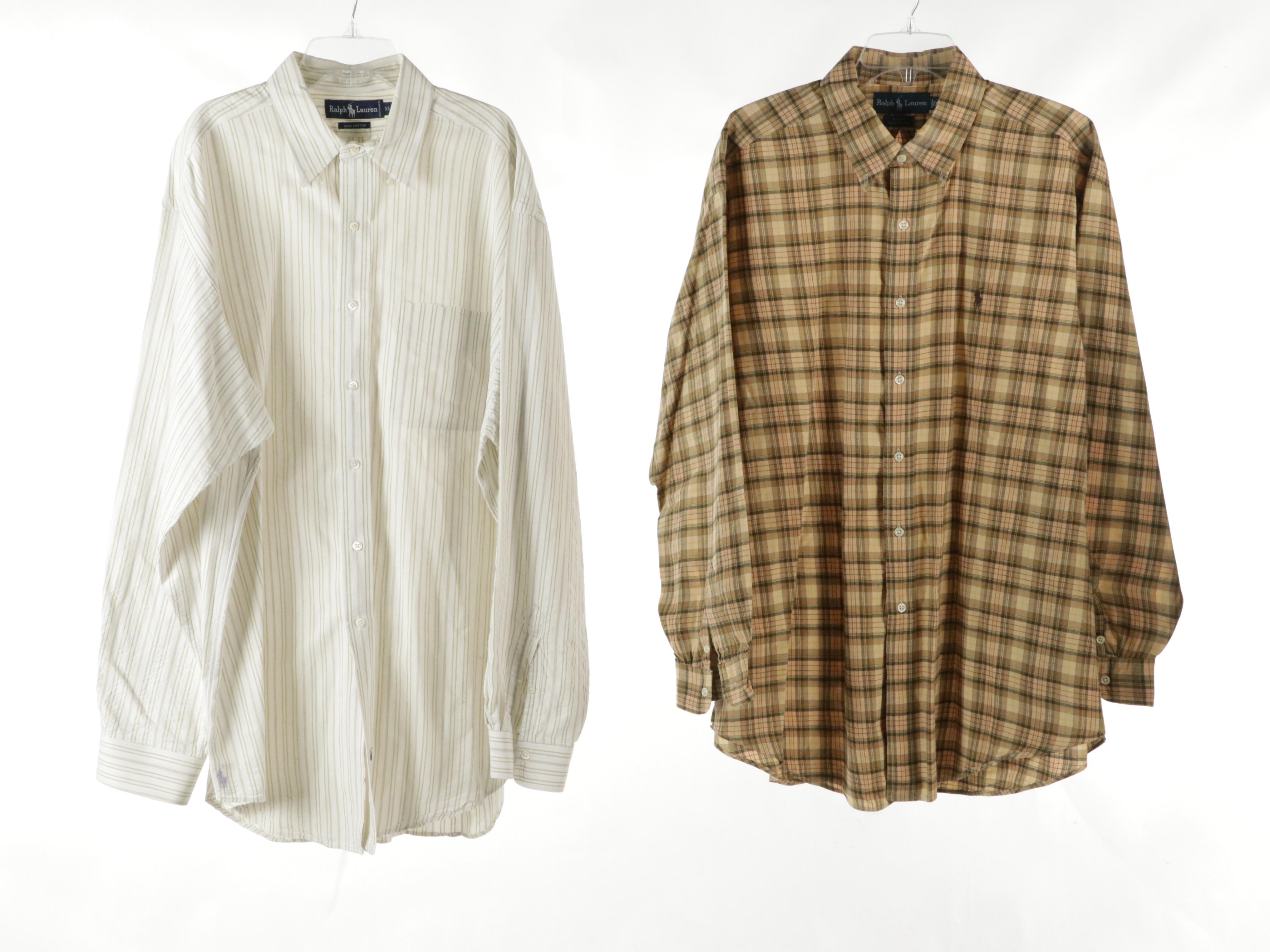 Men's Polo Ralph Lauren Plaid, Striped and Solid Button-Front Shirts