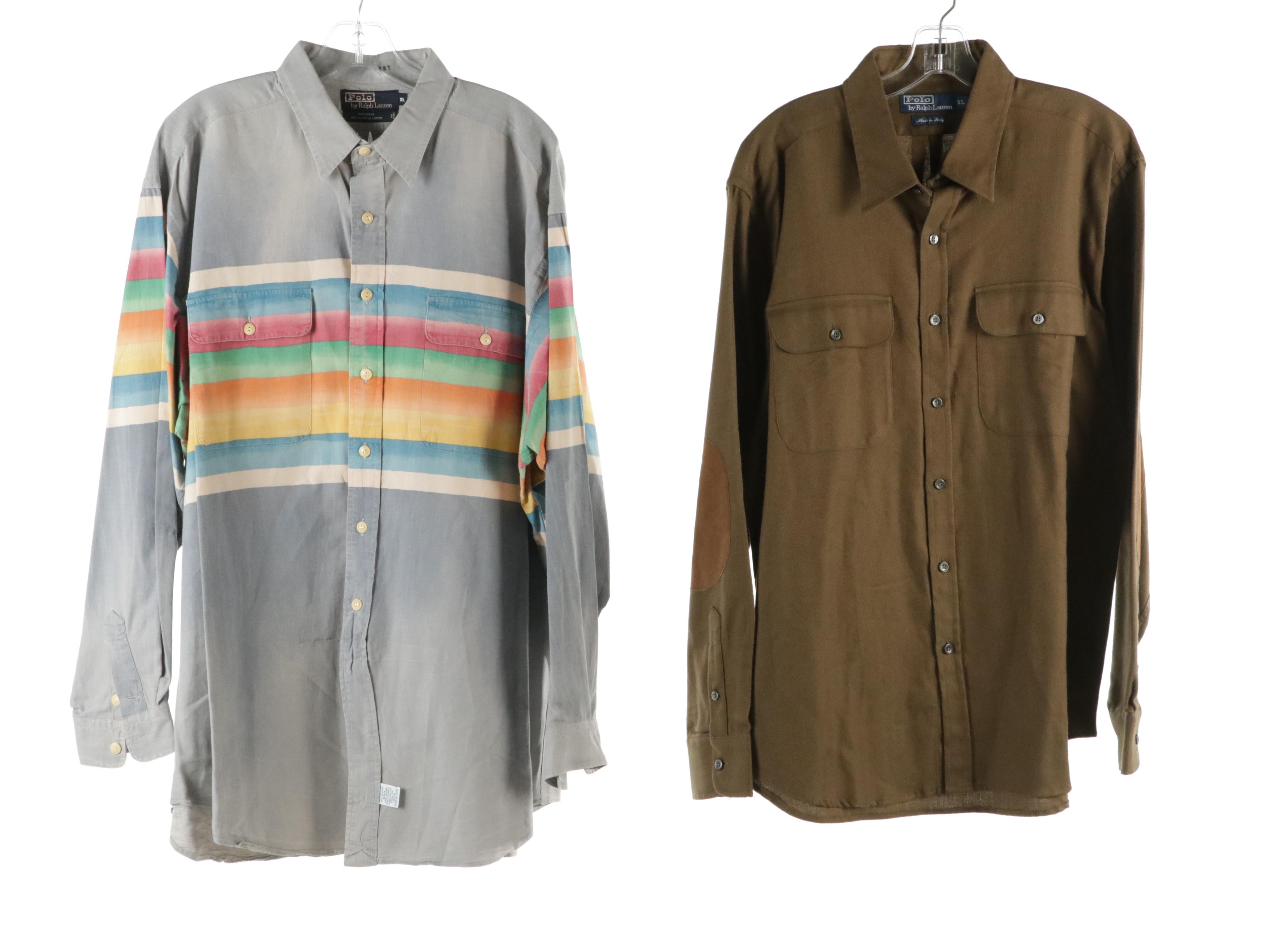 Men's Polo Ralph Lauren Plaid, Striped and Solid Button-Front Shirts