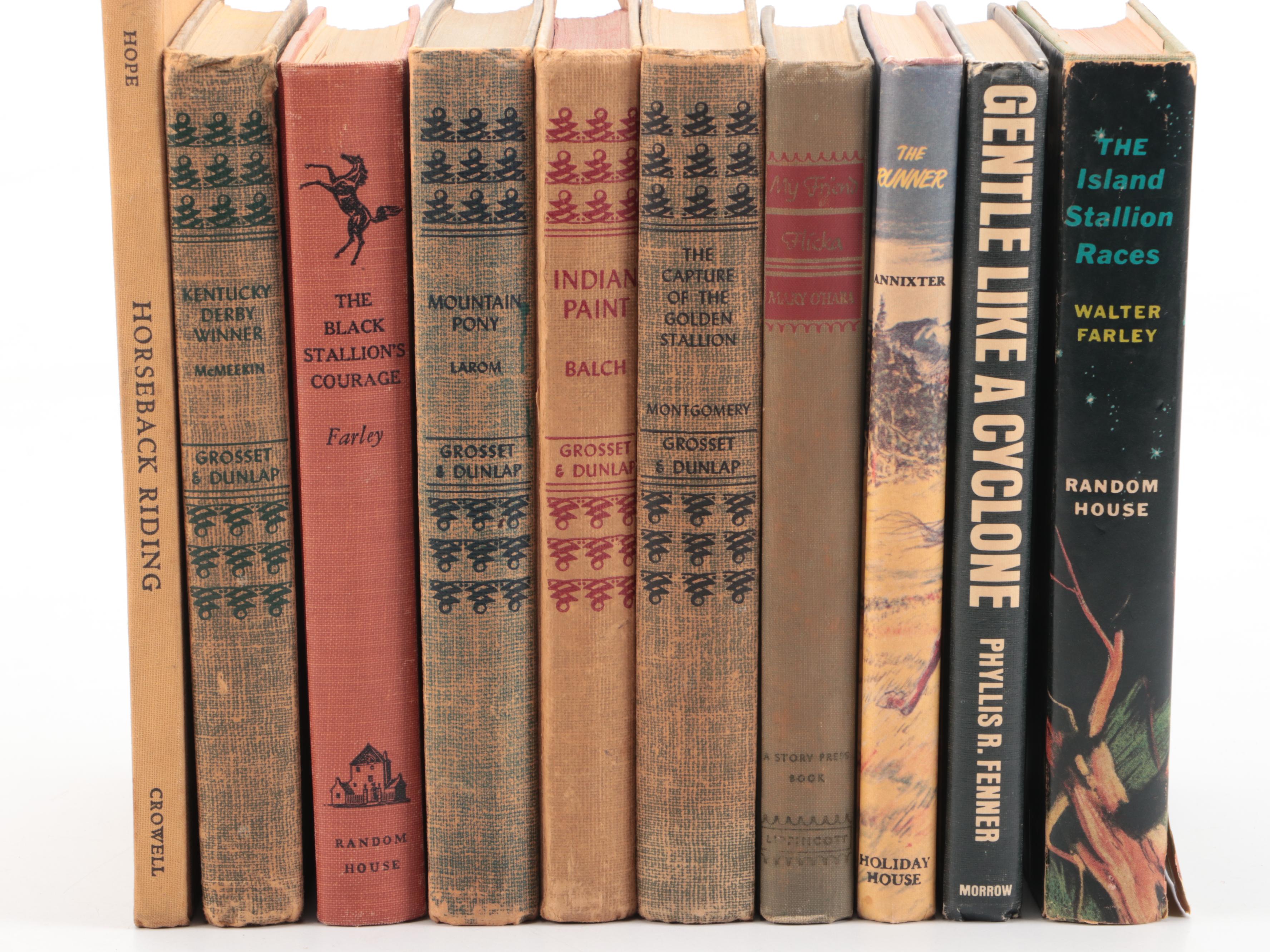 First Edition "The Island Stallion Races" by Walter Farley and More Horse Books